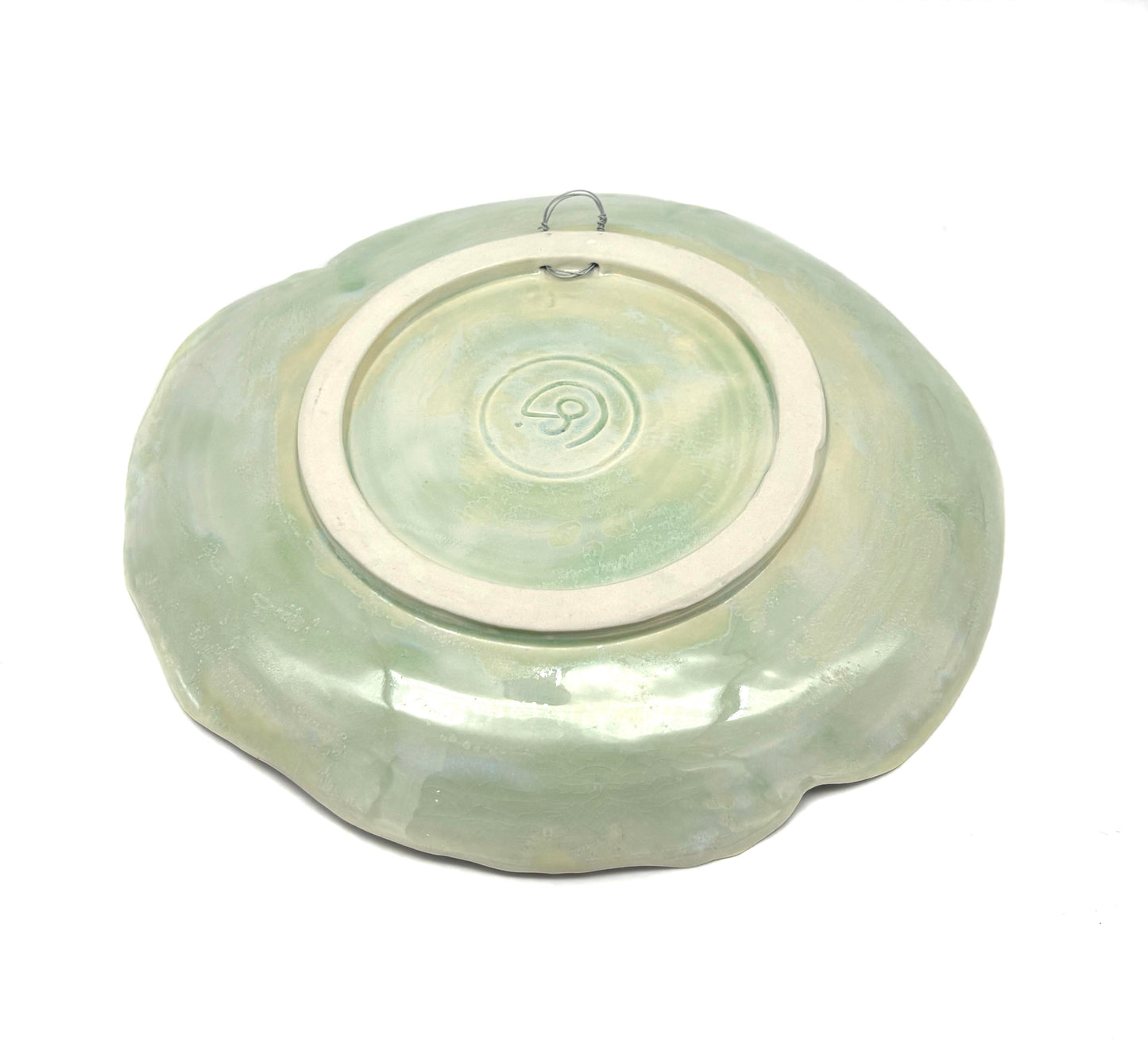 Celadon Altered Plate