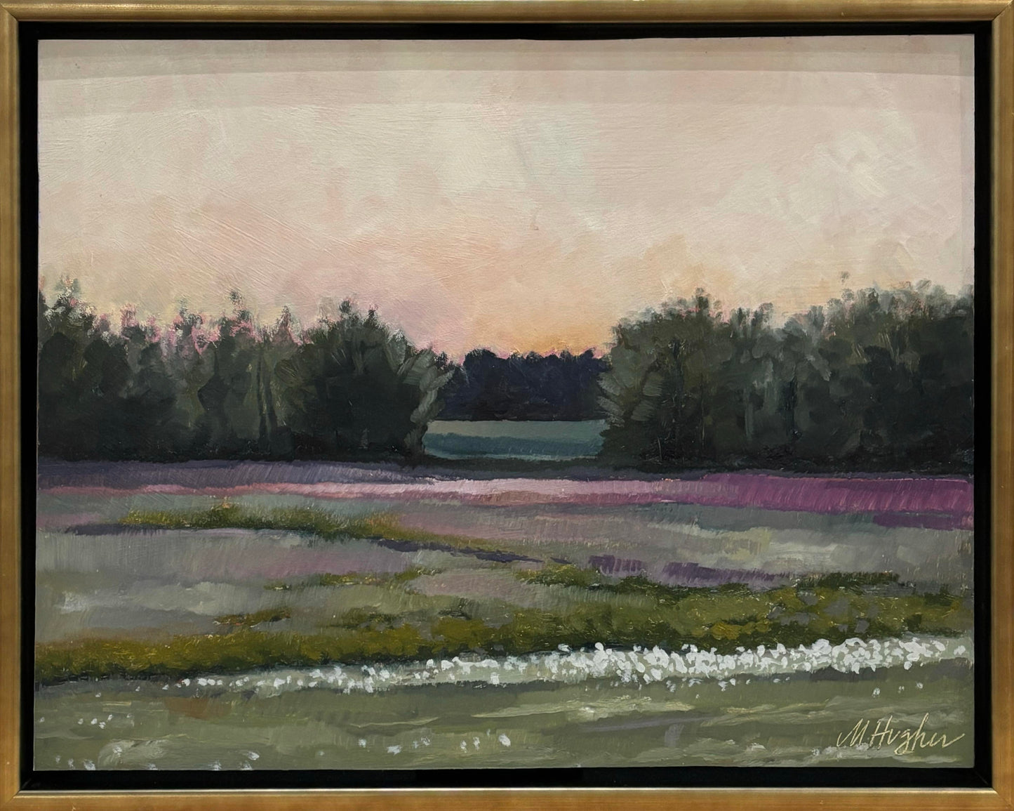 Roadside Mississippi - Backyard at Dusk, Lee County, Mississippi