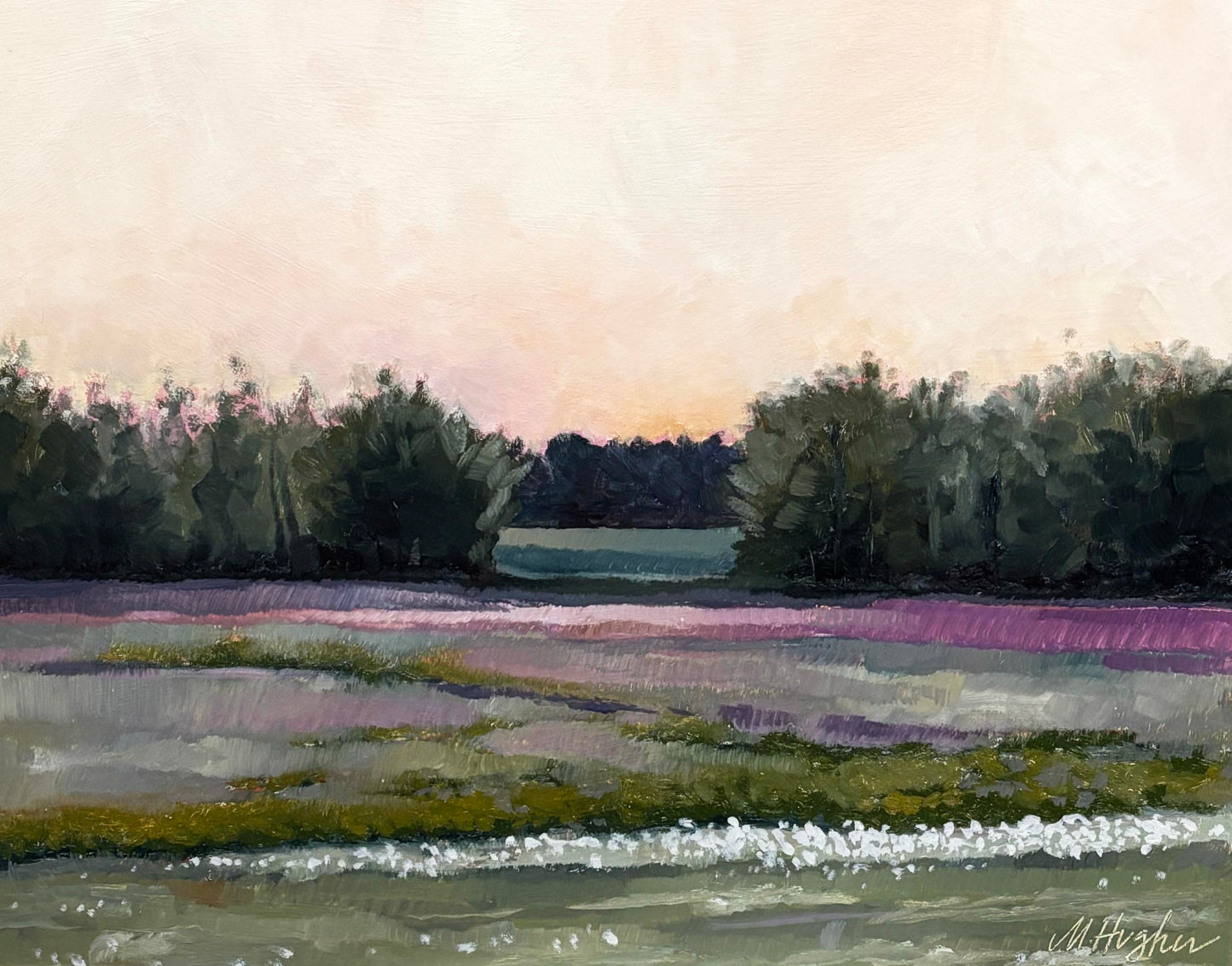 Roadside Mississippi - Backyard at Dusk, Lee County, Mississippi