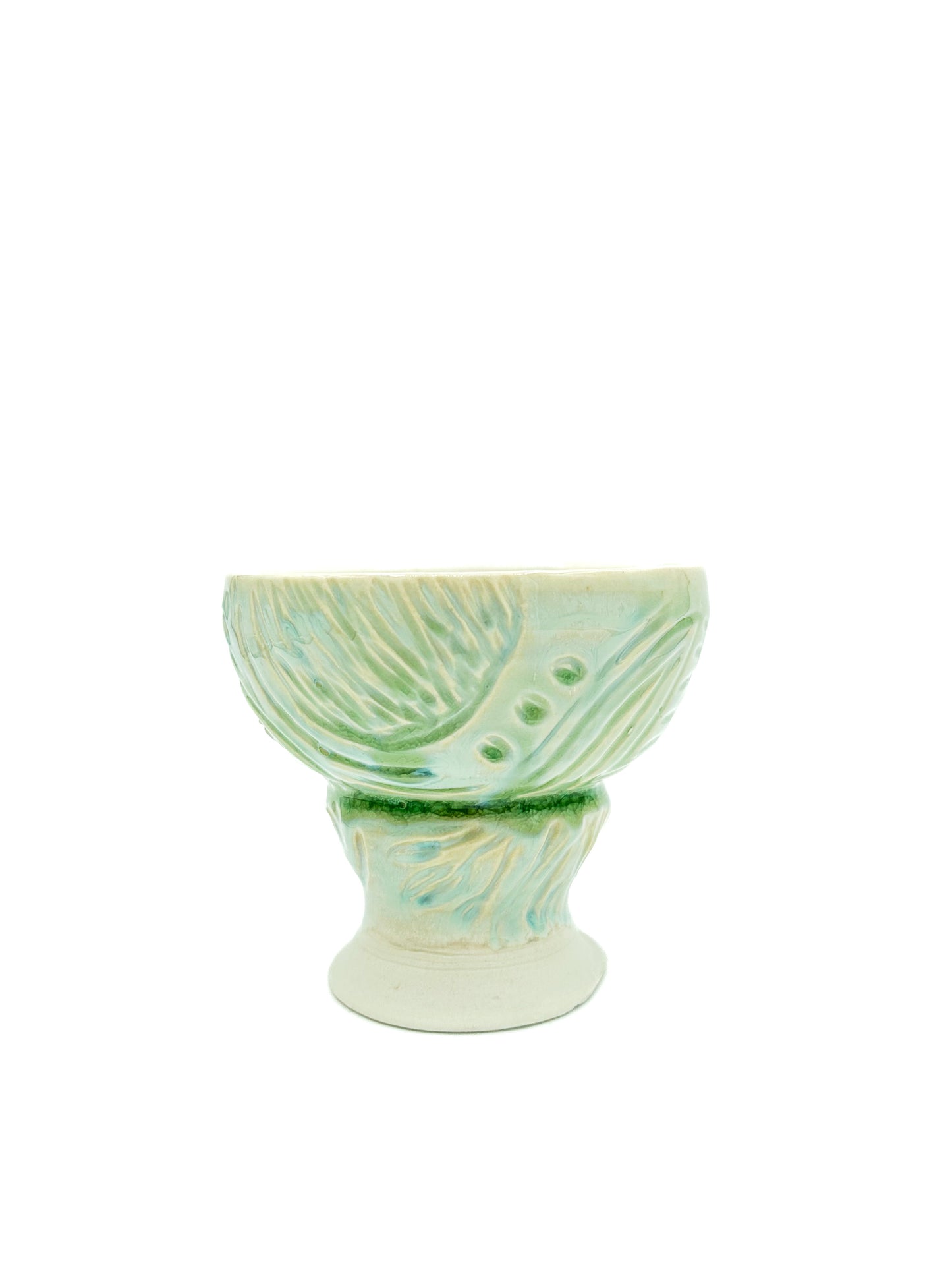 Celadon Footed Ice Cream Bowl