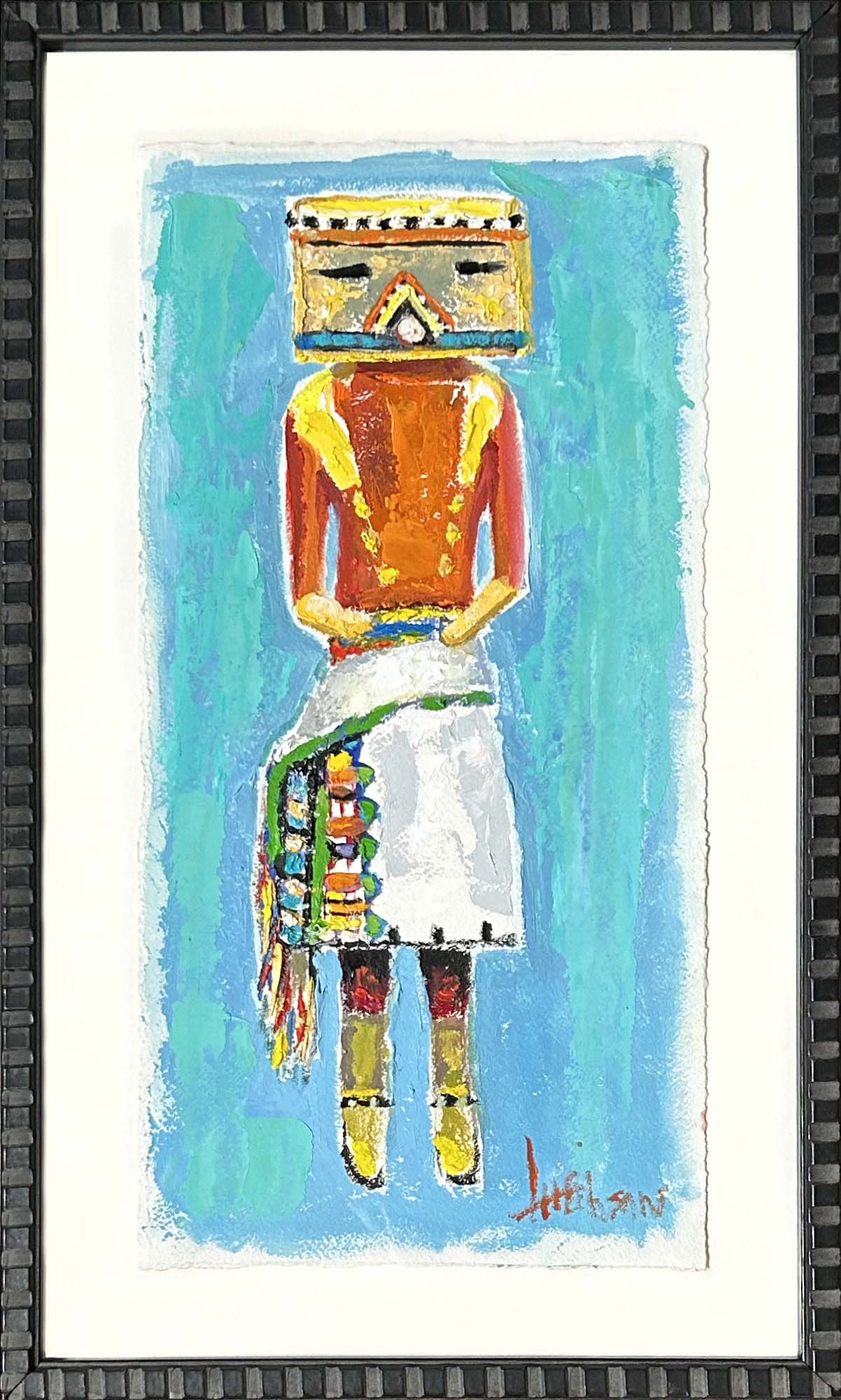 Kachina Doll with Colorful Sash
