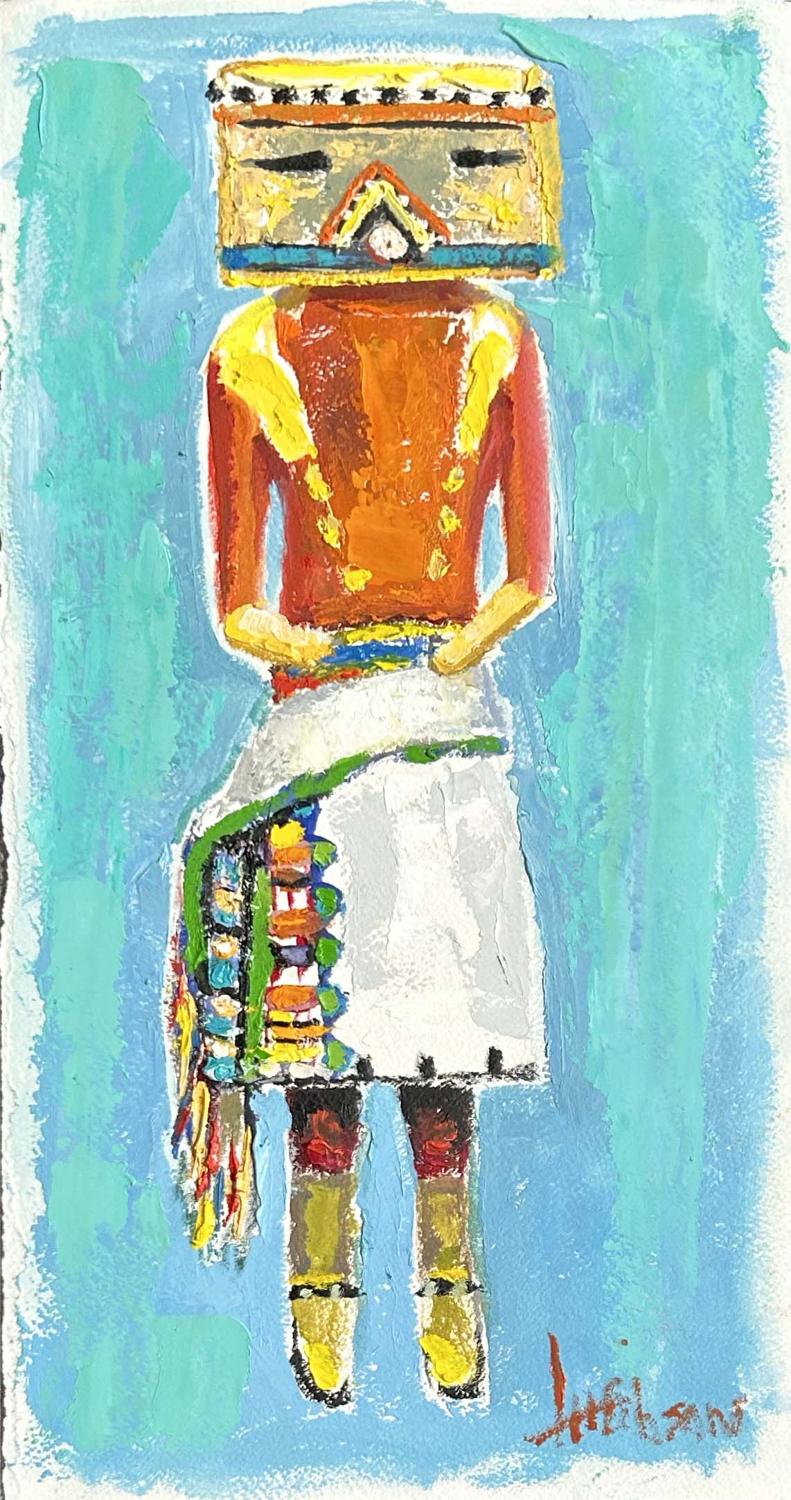 Kachina Doll with Colorful Sash