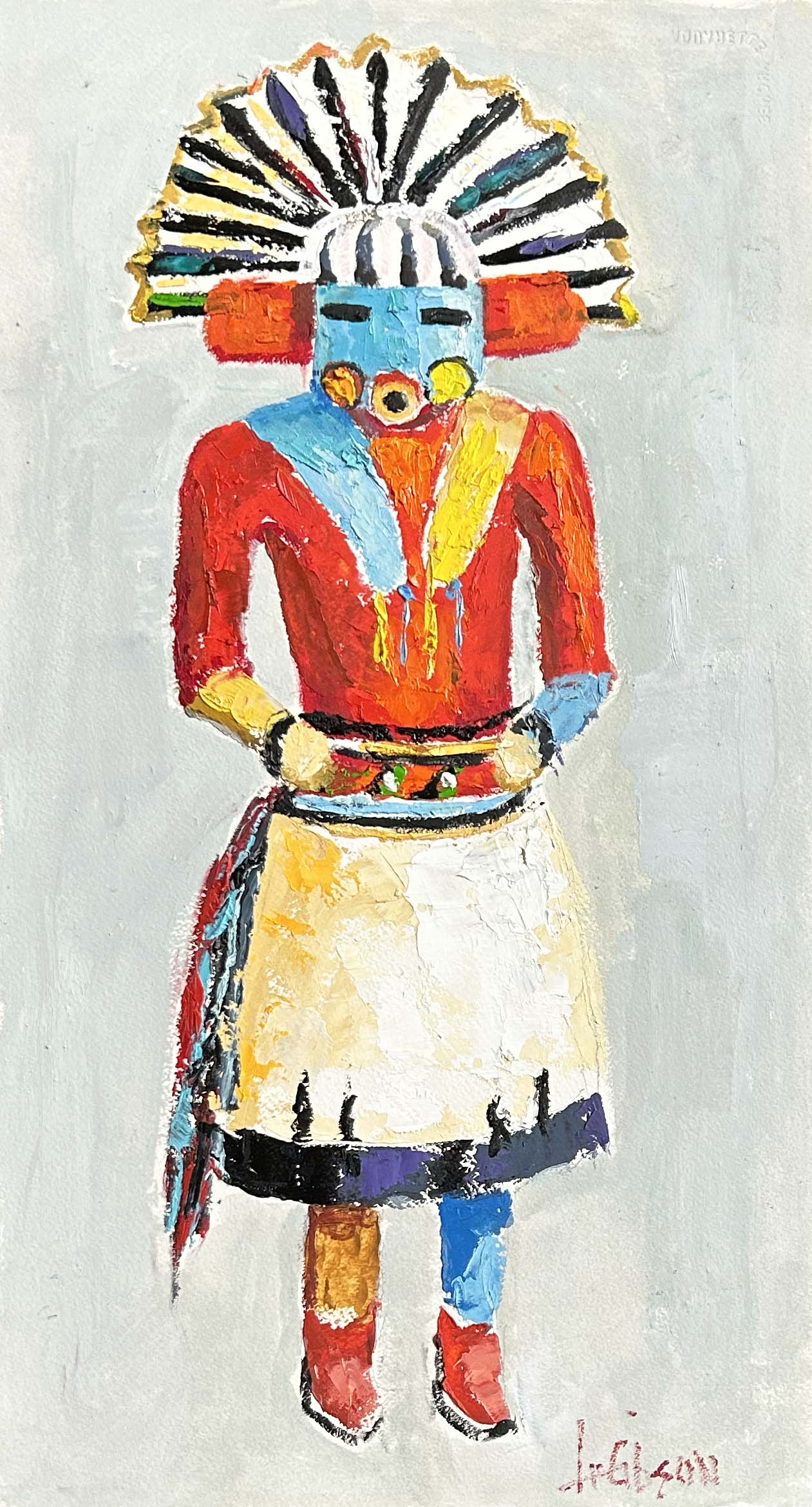 Kachina Doll with Fanned Headdress