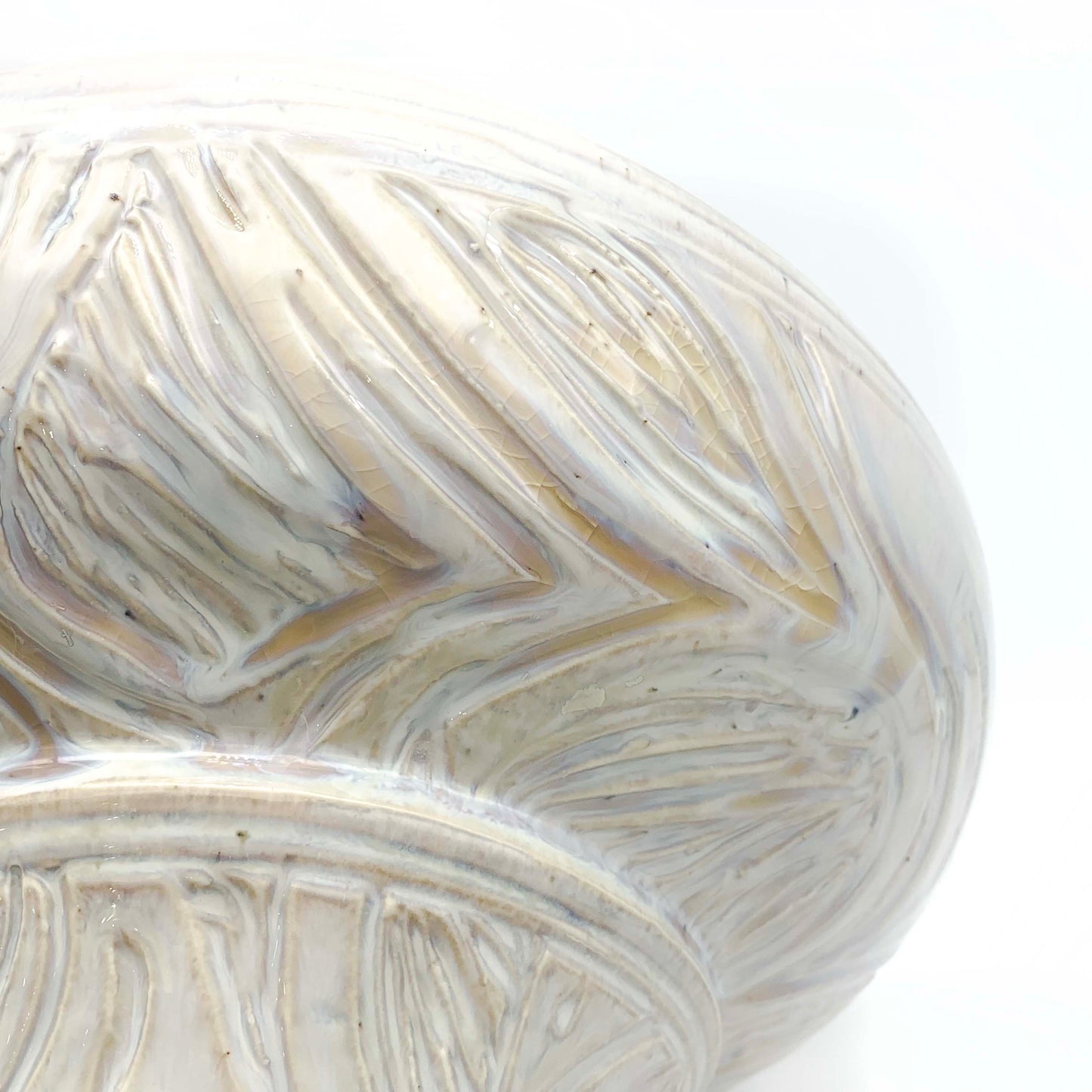 A Drink Well Collection : Iridescent Footed Bowl - Large
