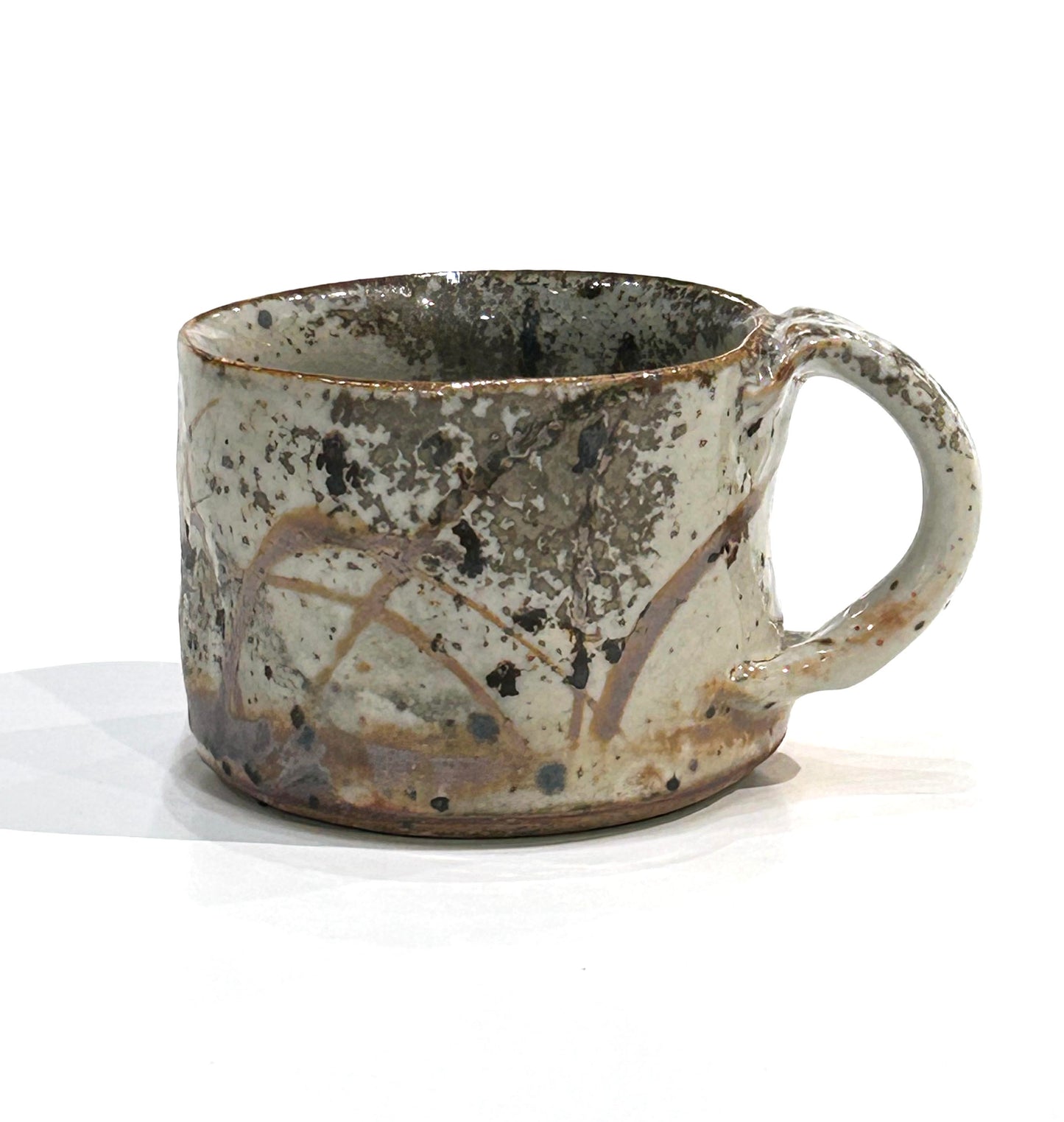 Mugs - Gray with Brown Markings