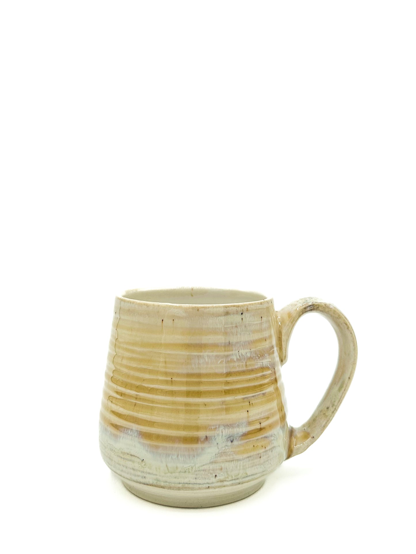 Iridescent Ribbed Mug