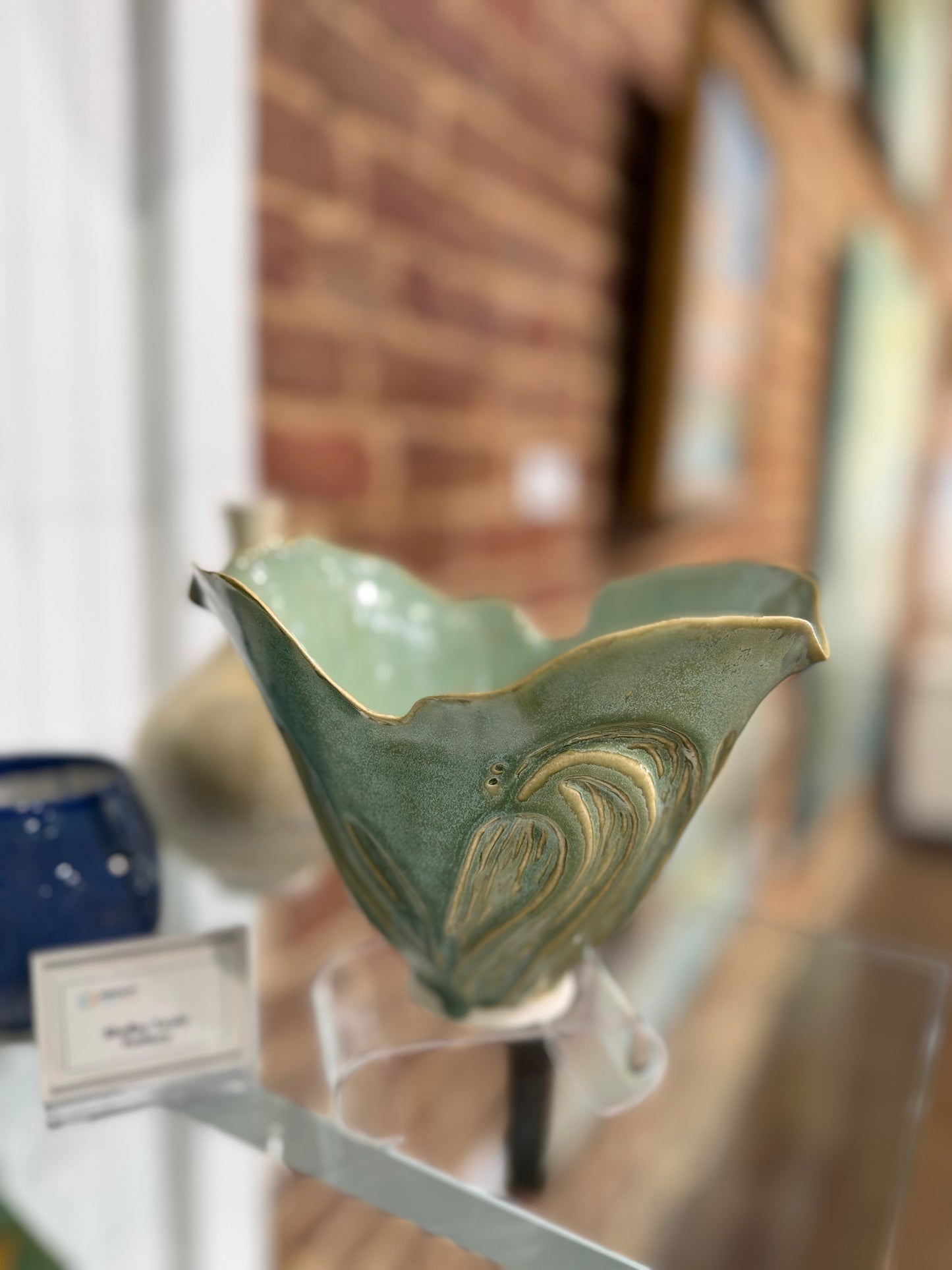 Light Green Altered Vase