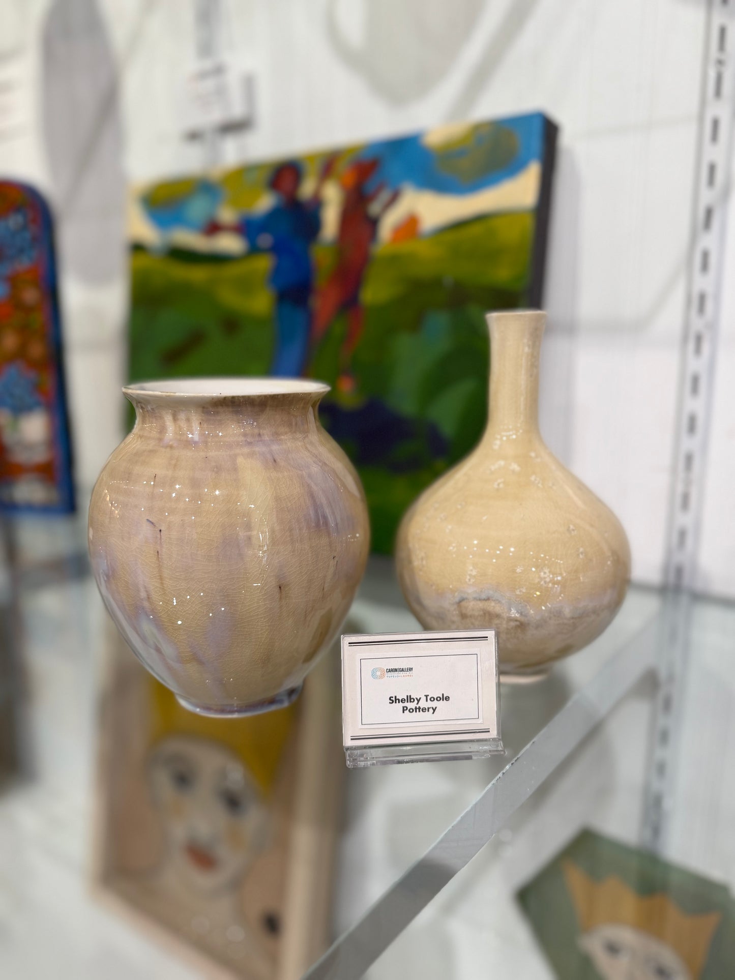 Honey Celadon Small Vase