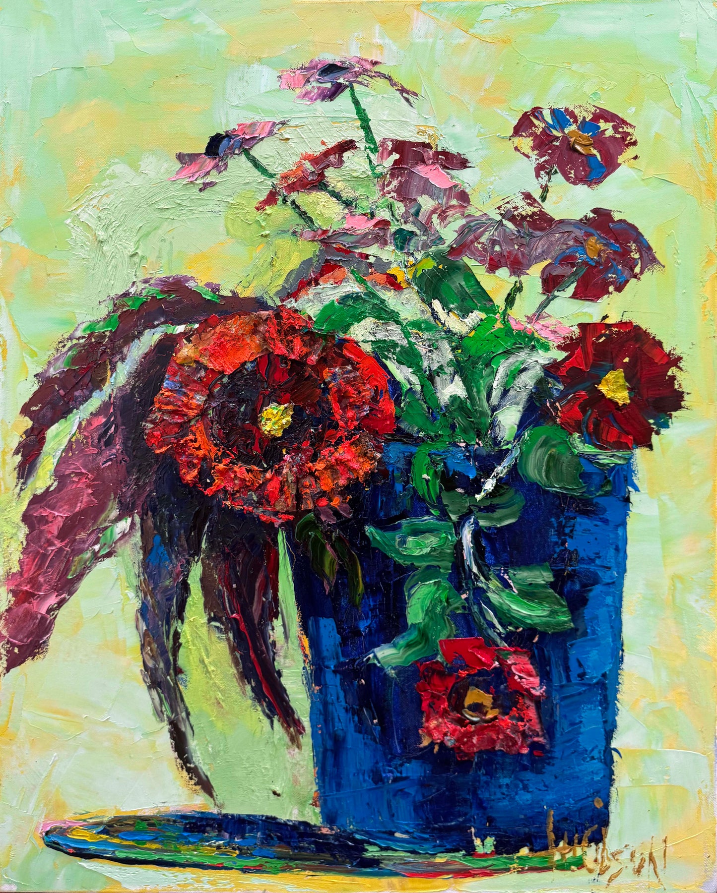 Marsh Islands Waiting - Cardinal Flowers