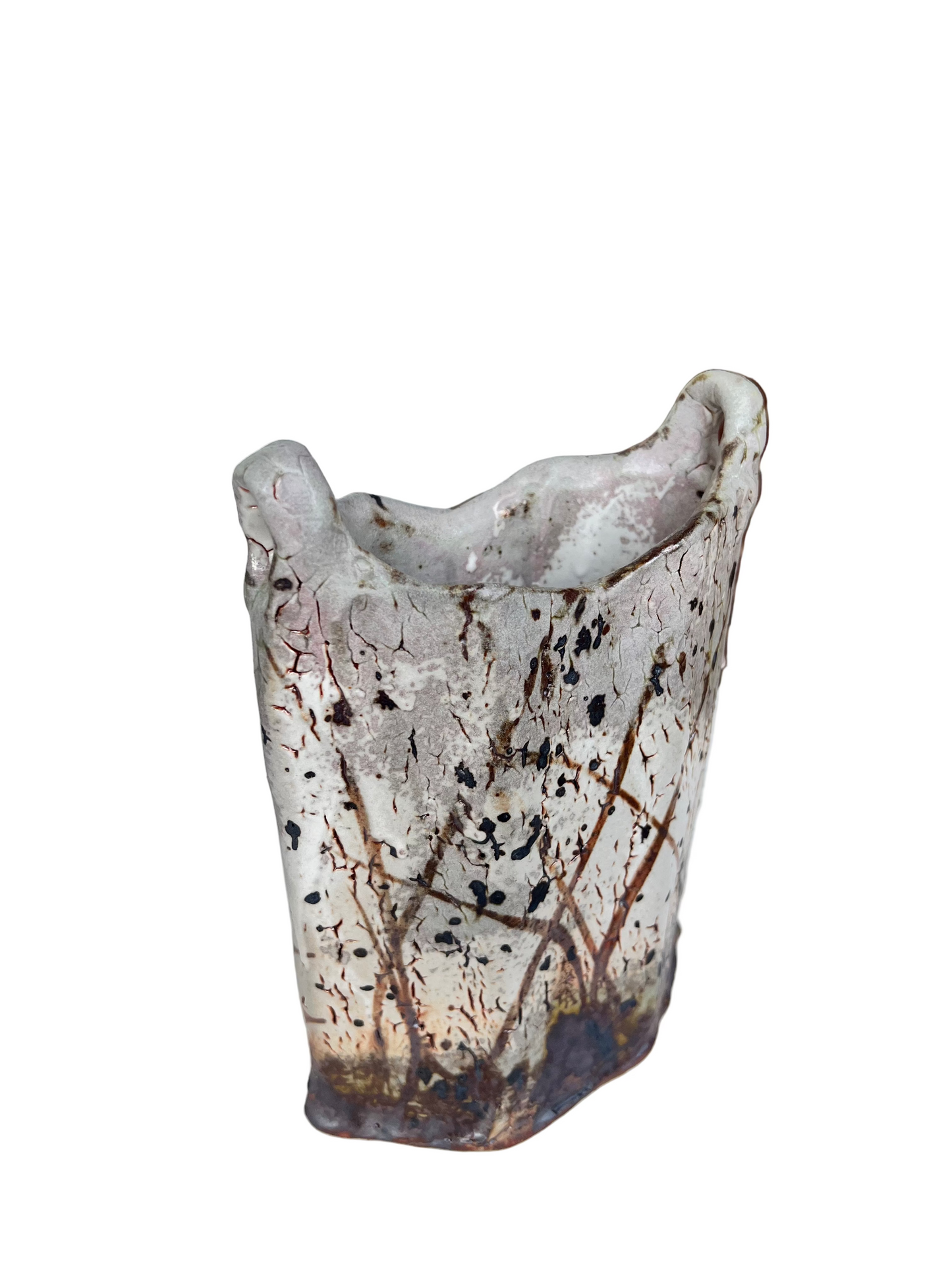 Vase with Brown Markings