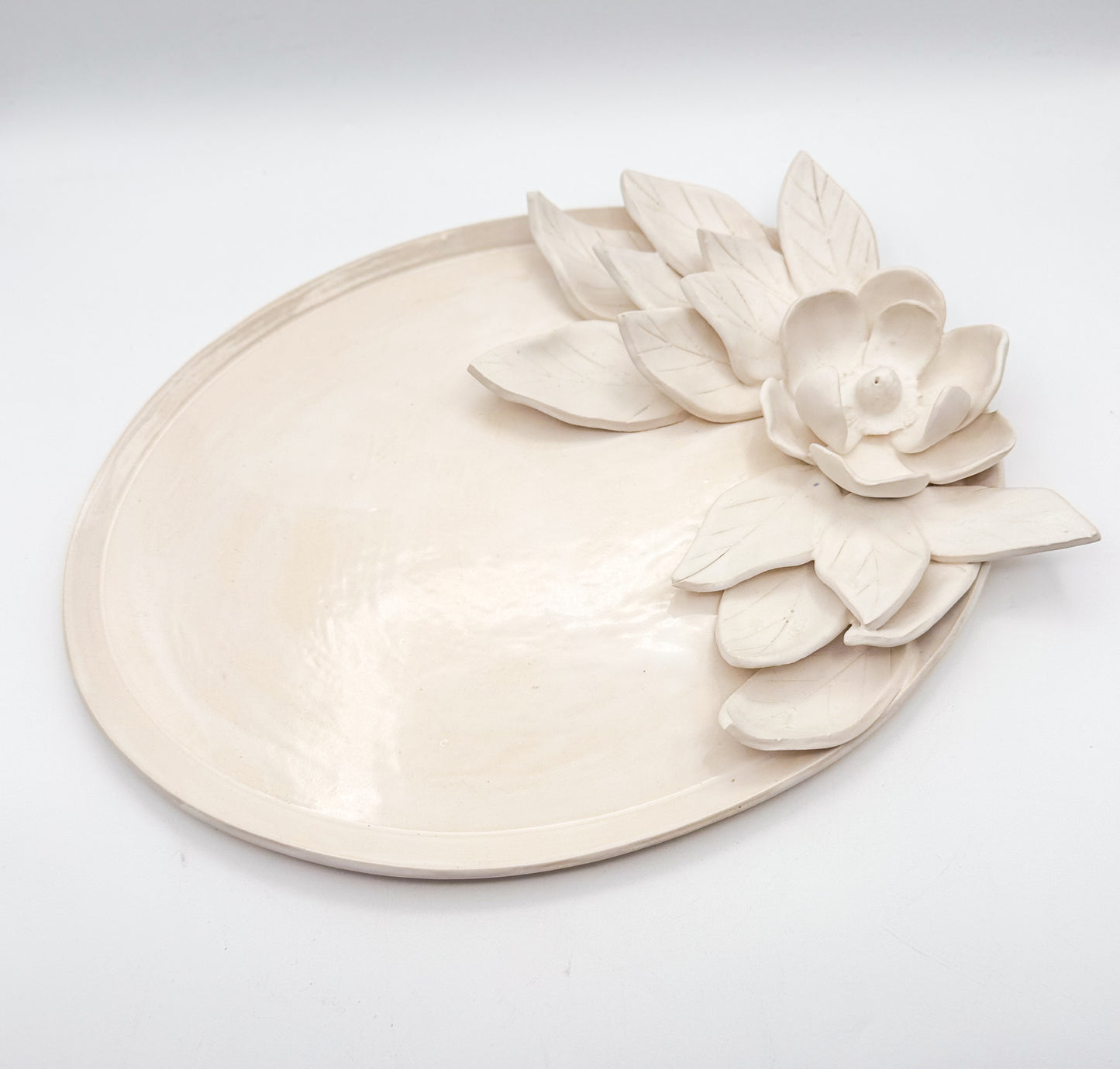 Petite Florals - Magnolia Swag Platter
