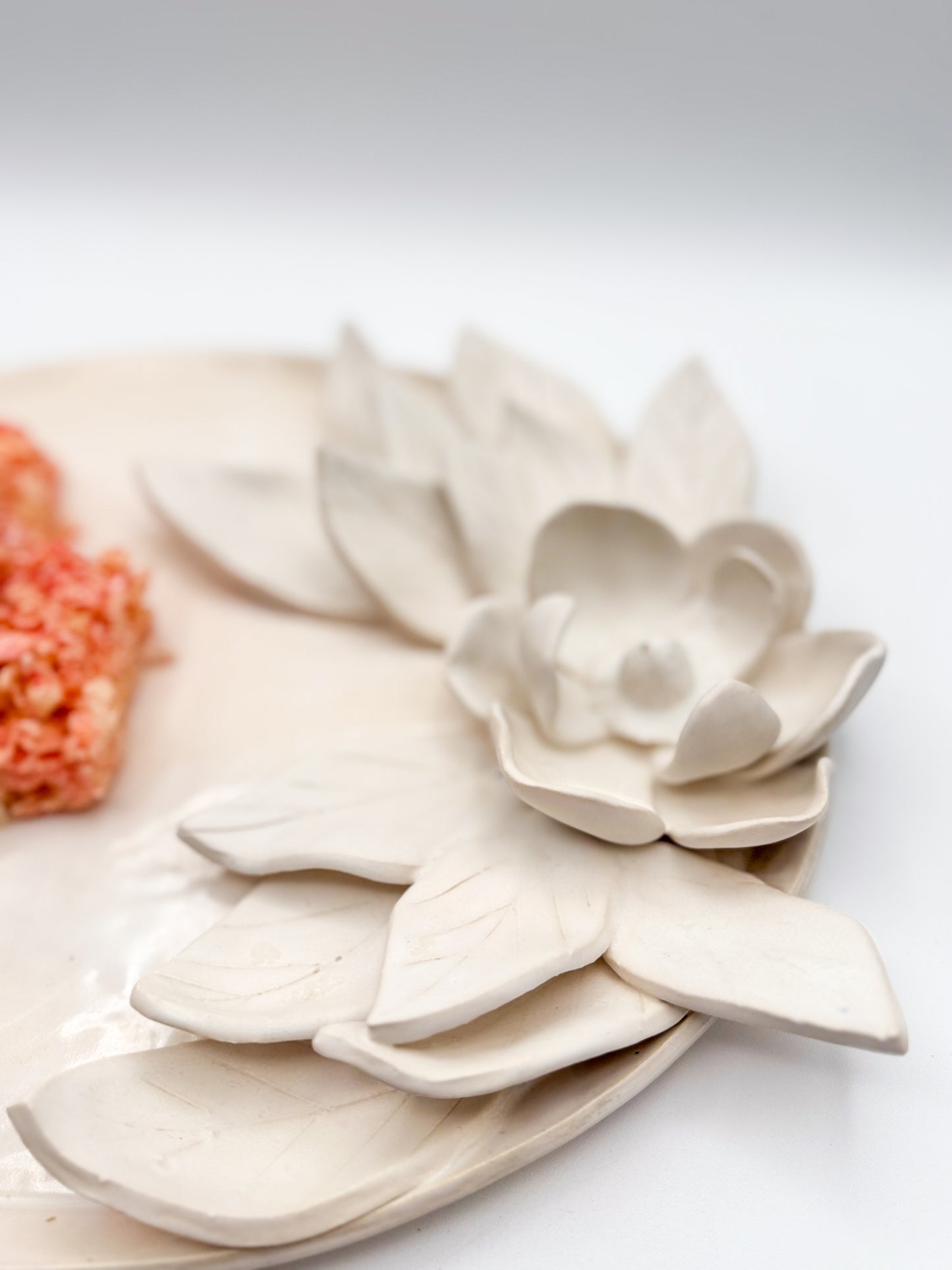 Petite Florals - Magnolia Swag Platter