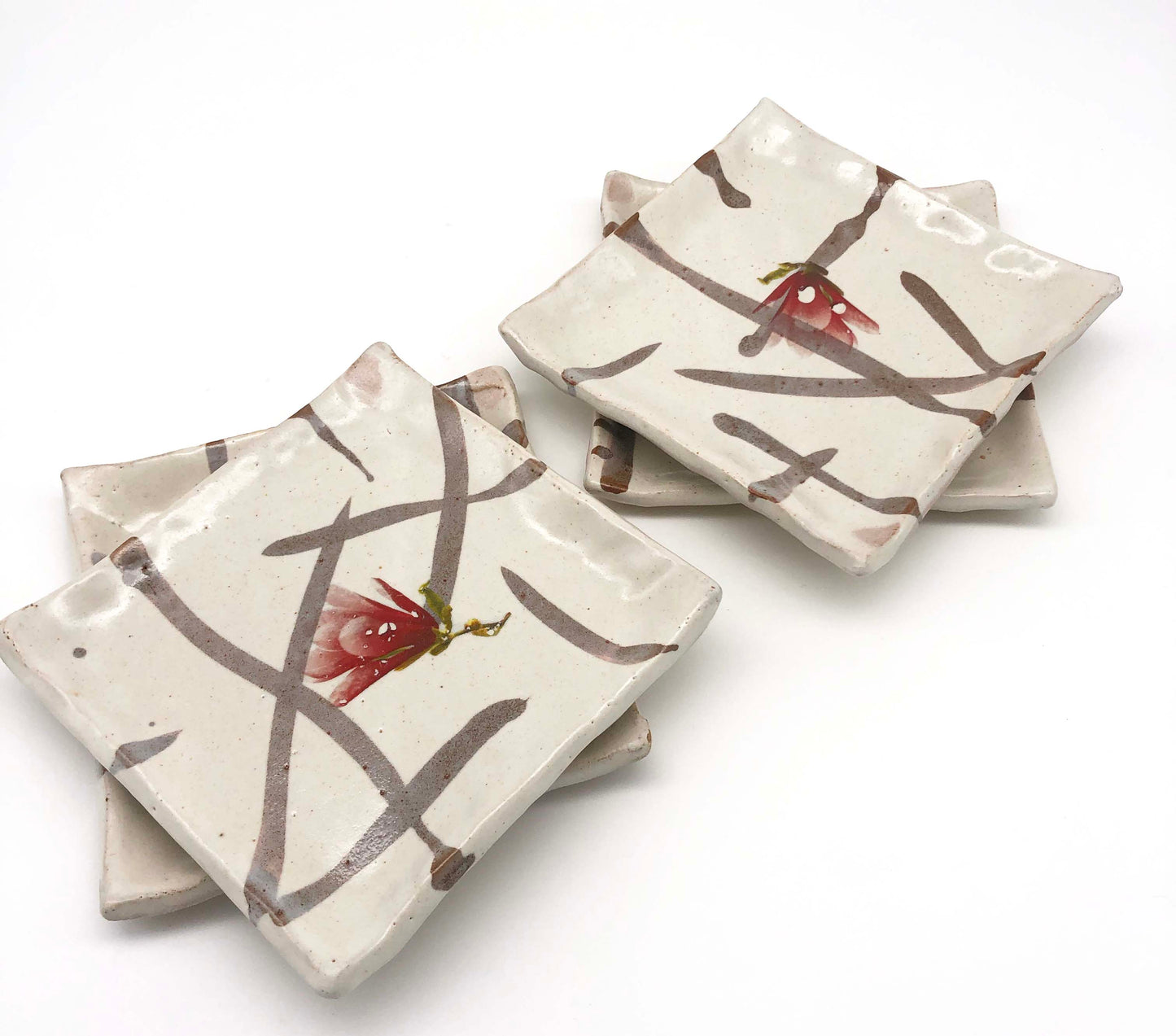 Square Appetizer Plate Set