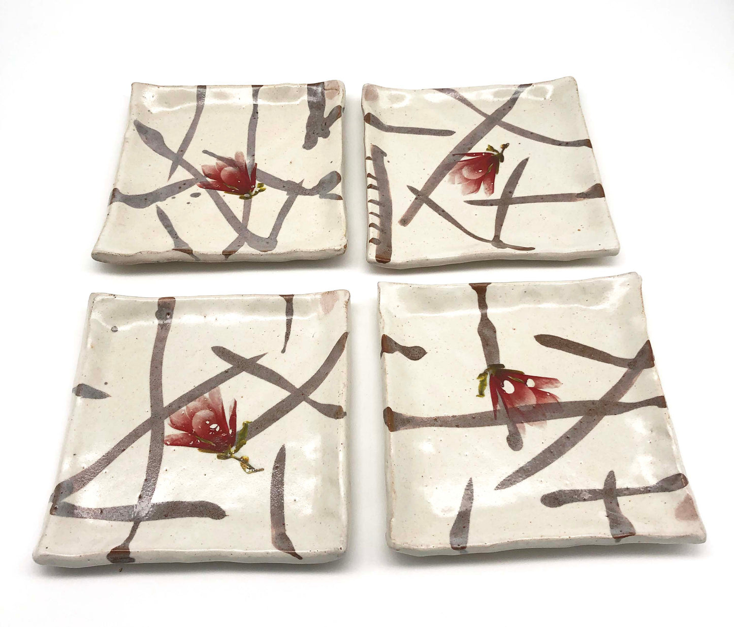 Square Appetizer Plate Set