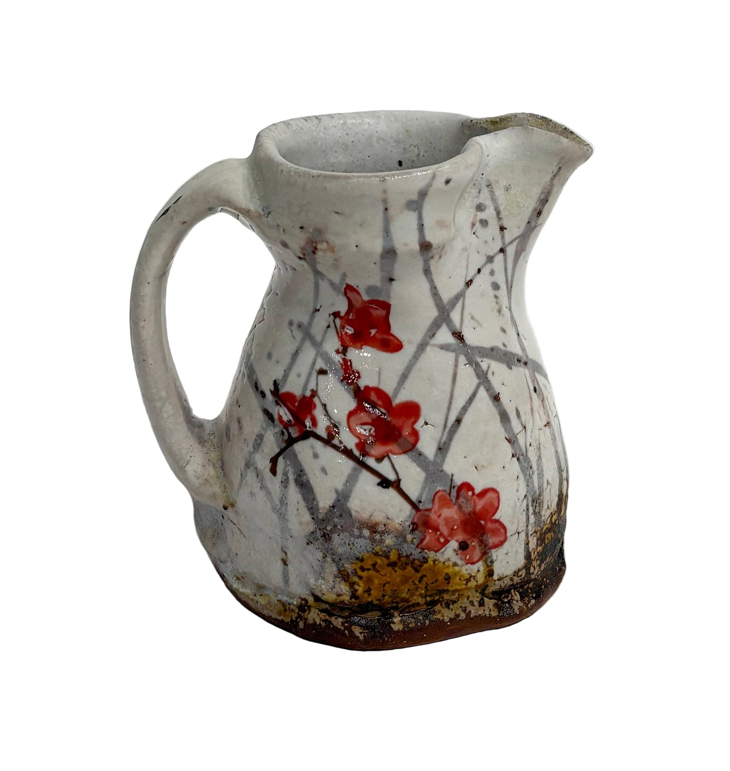 Small Red Floral Pitcher