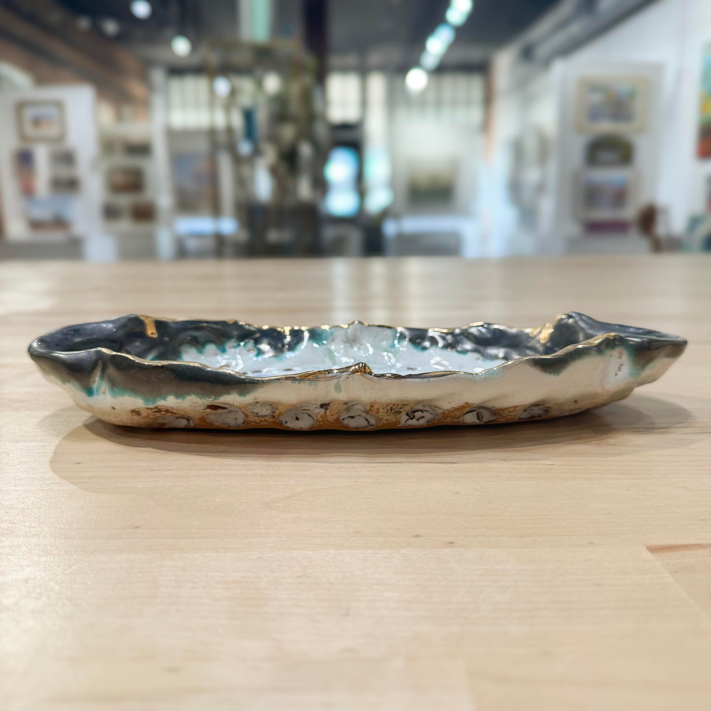 Garden Party - Large Floral Oval Dish II