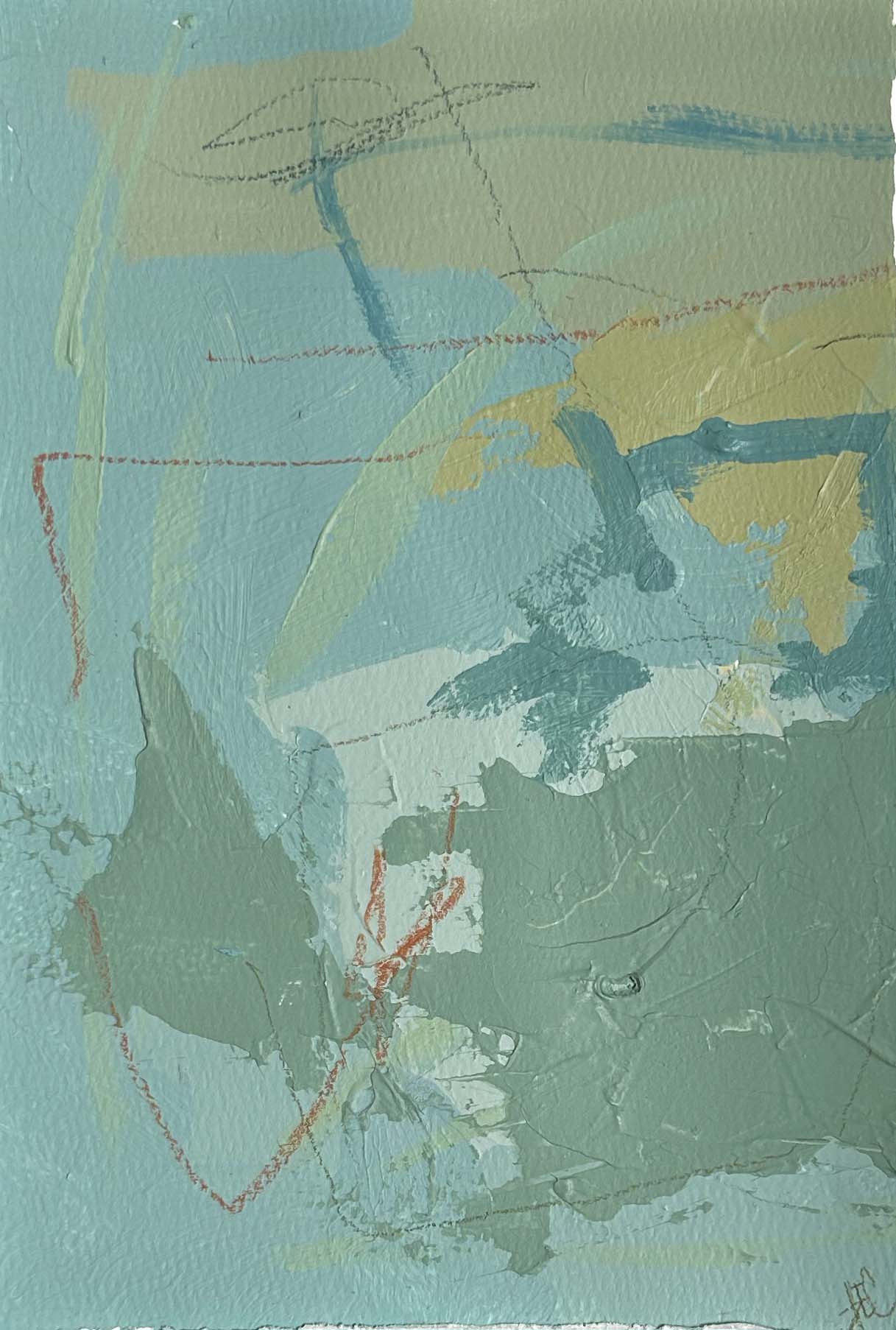 Medium Blues Color Study I