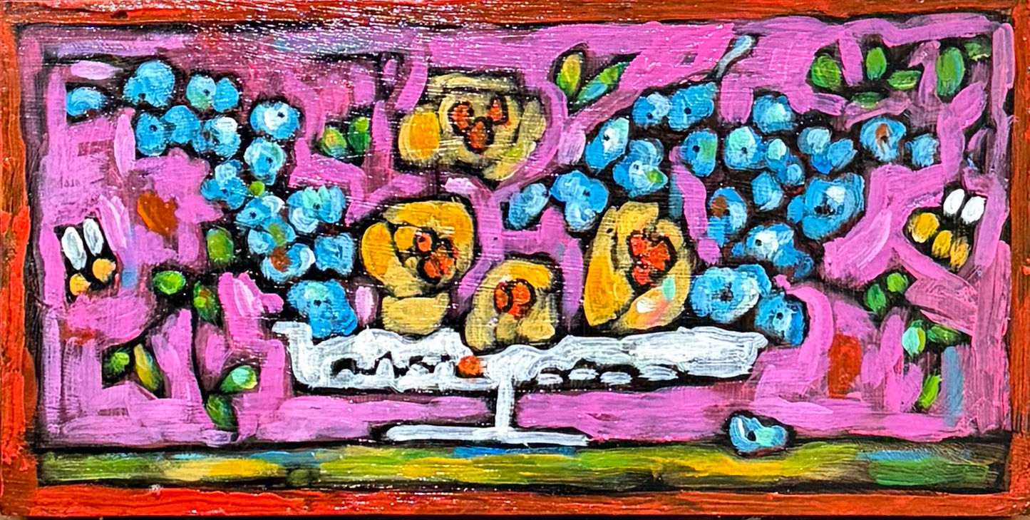 Nature: Reframed - Orange Roses and Hydrangea