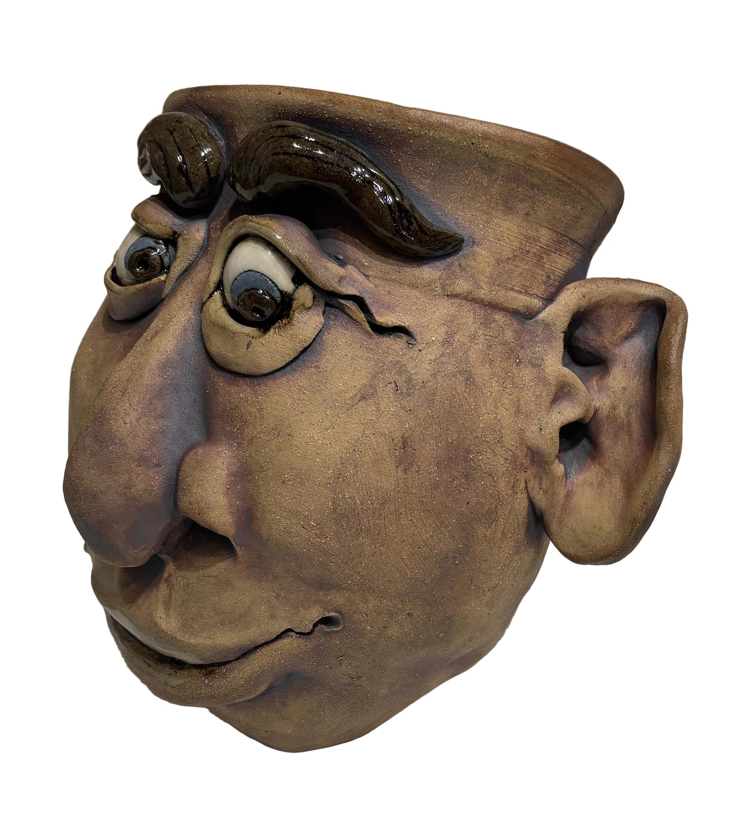 Sculptural Face Hanging Planter