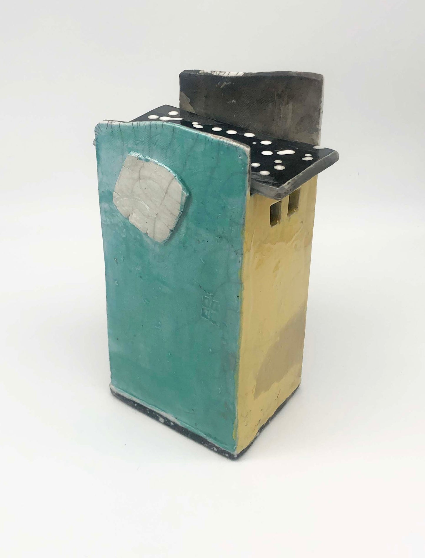Raku Vessel with lid