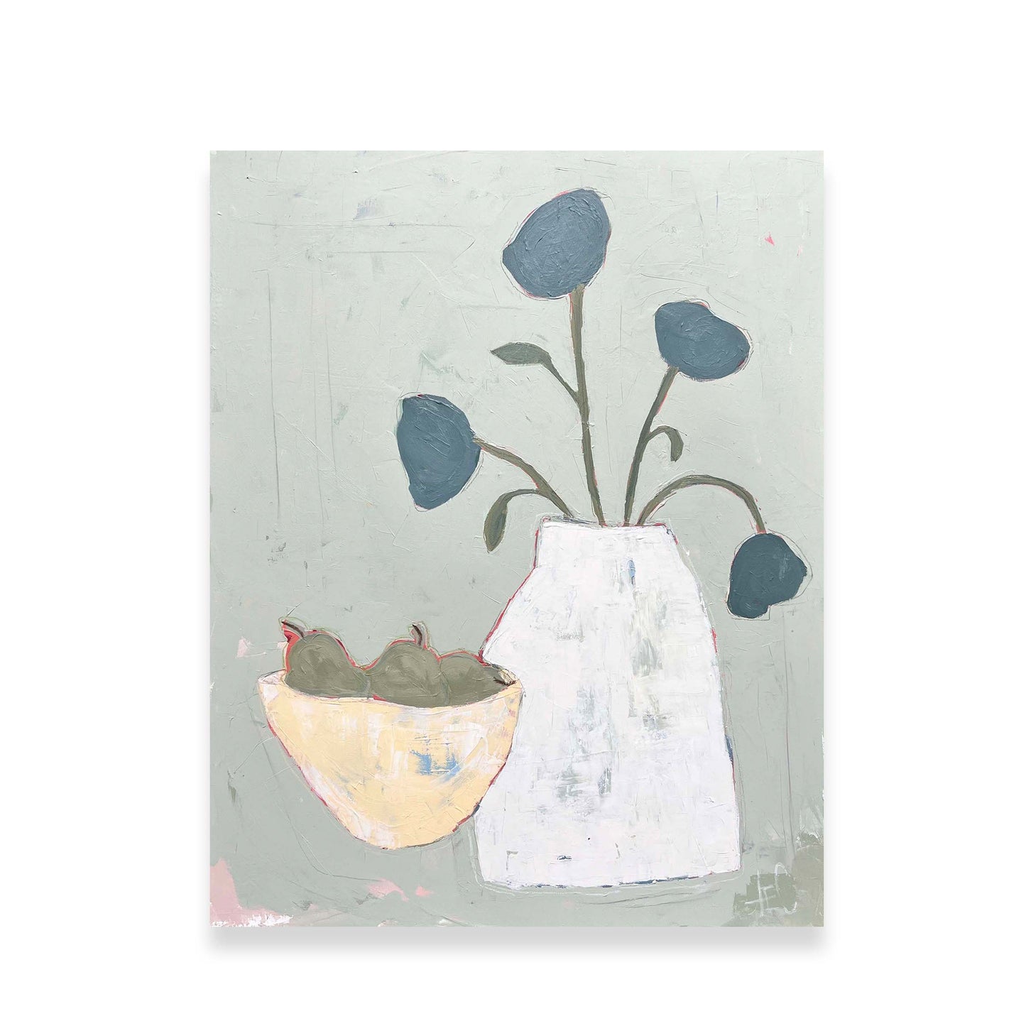 Pears and Forget-Me-Nots