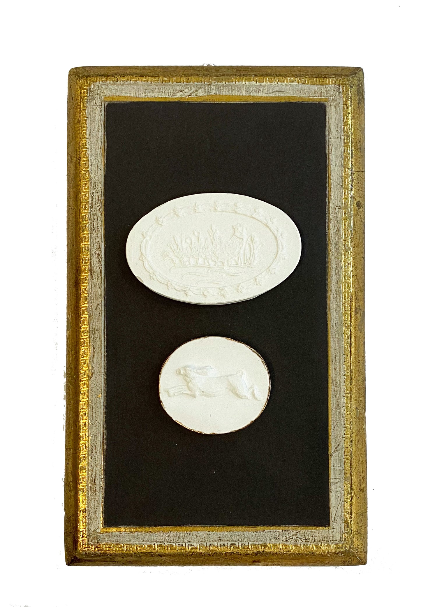 Pheasant and Rabbit Intaglio Plaque