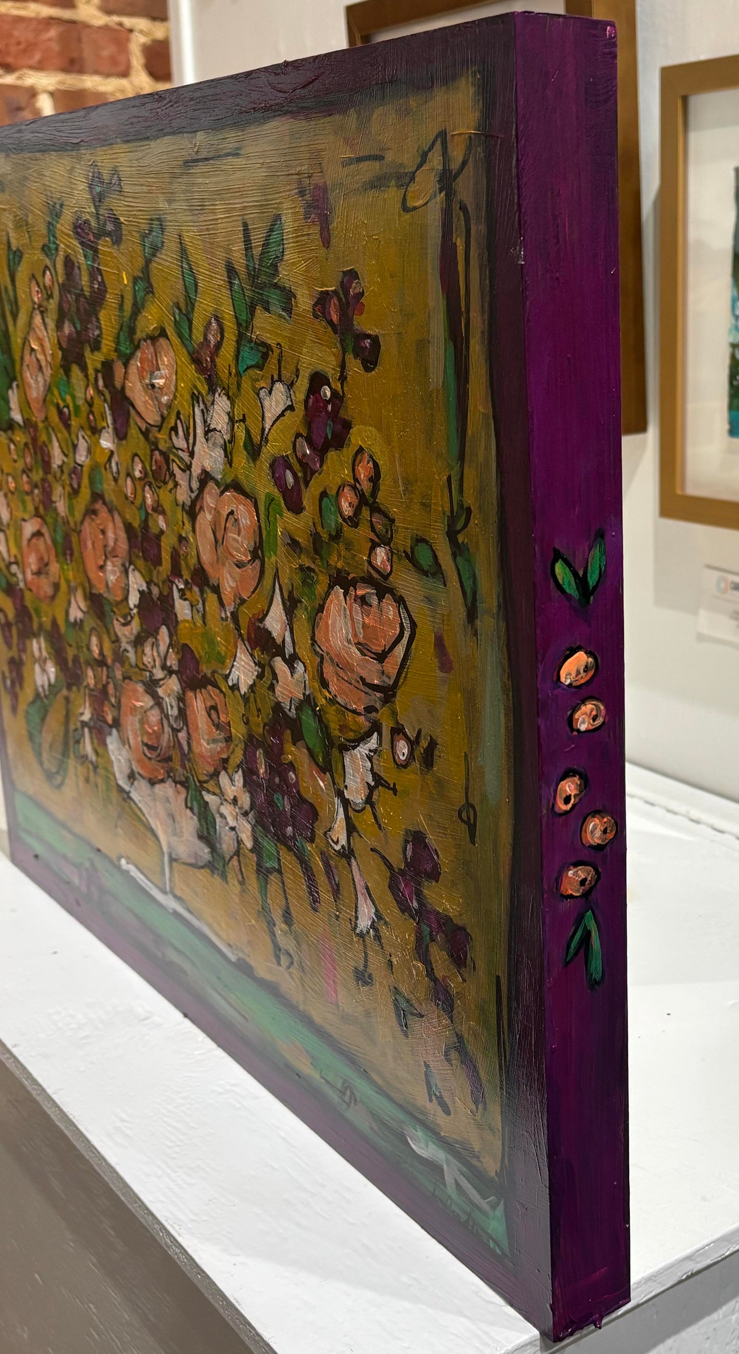 Pink Roses and Stock