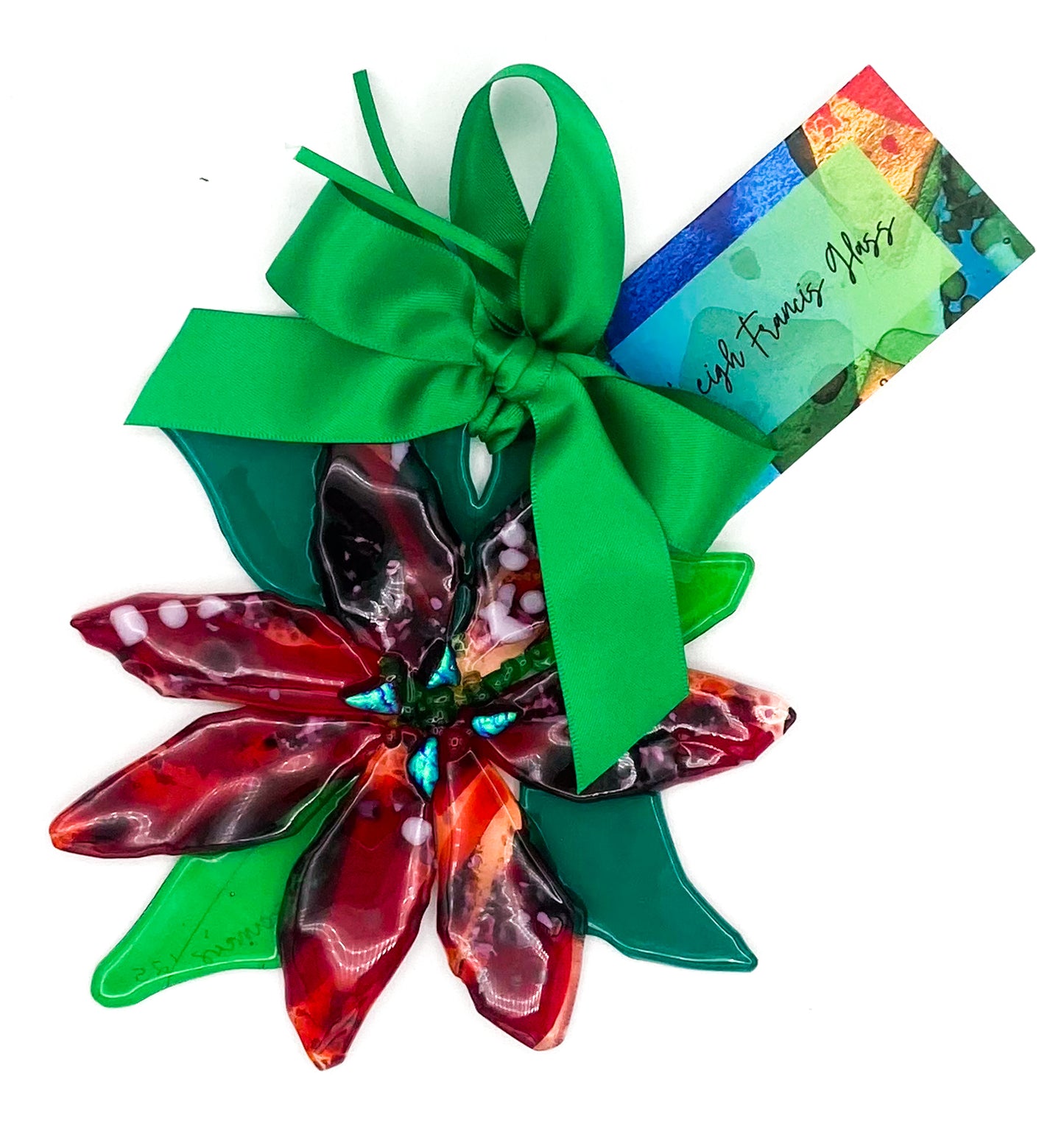 Christmas Ornament - Poinsettia Red