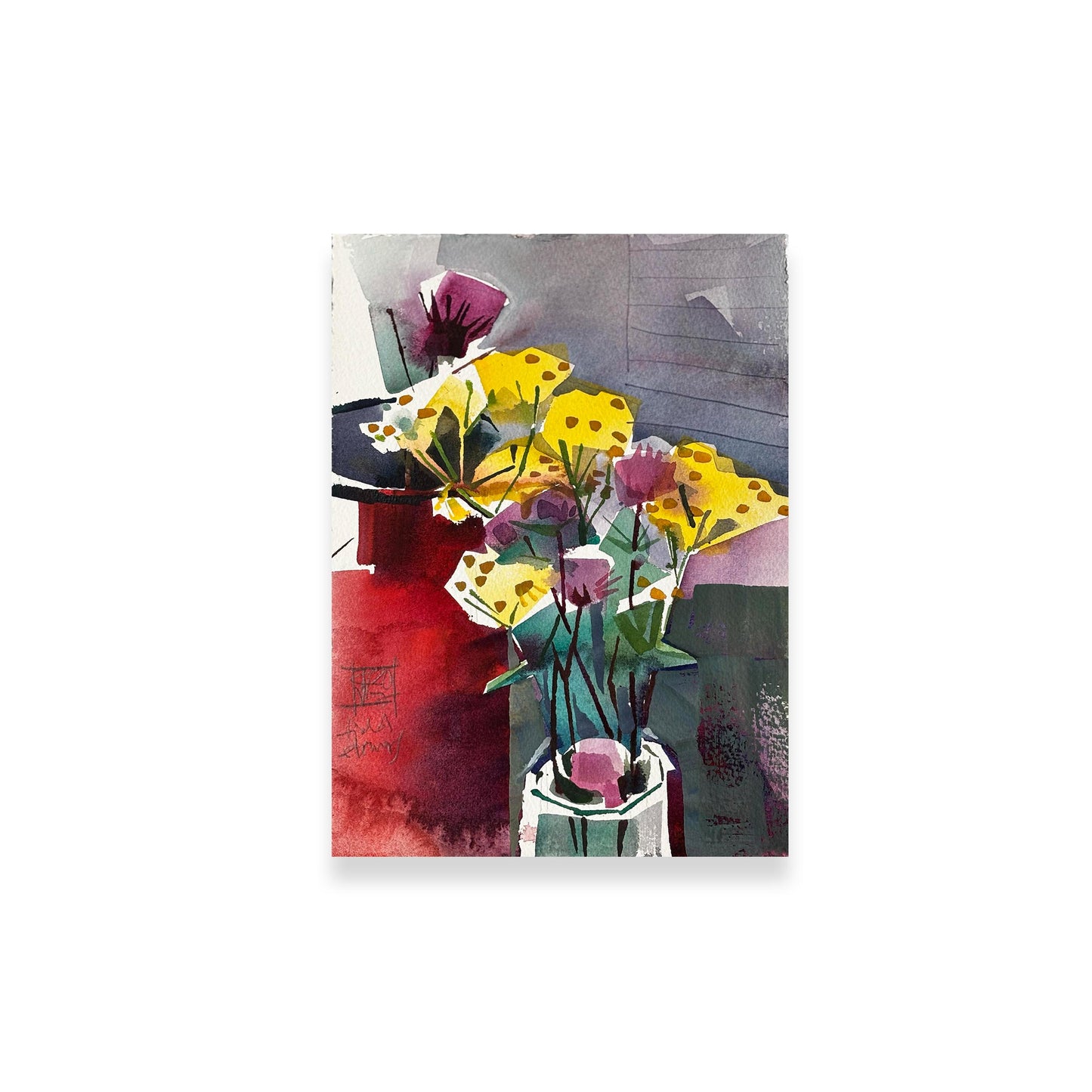 Thistle, Red Clover, Yellowtop