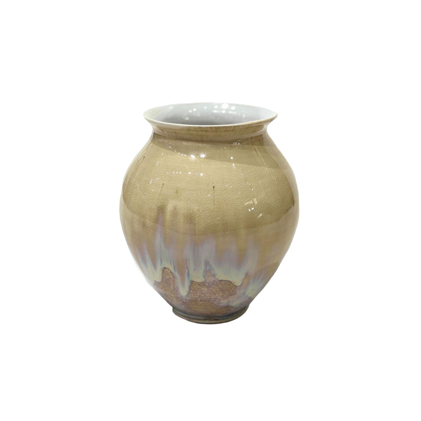 Honey Celadon Glaze Vase