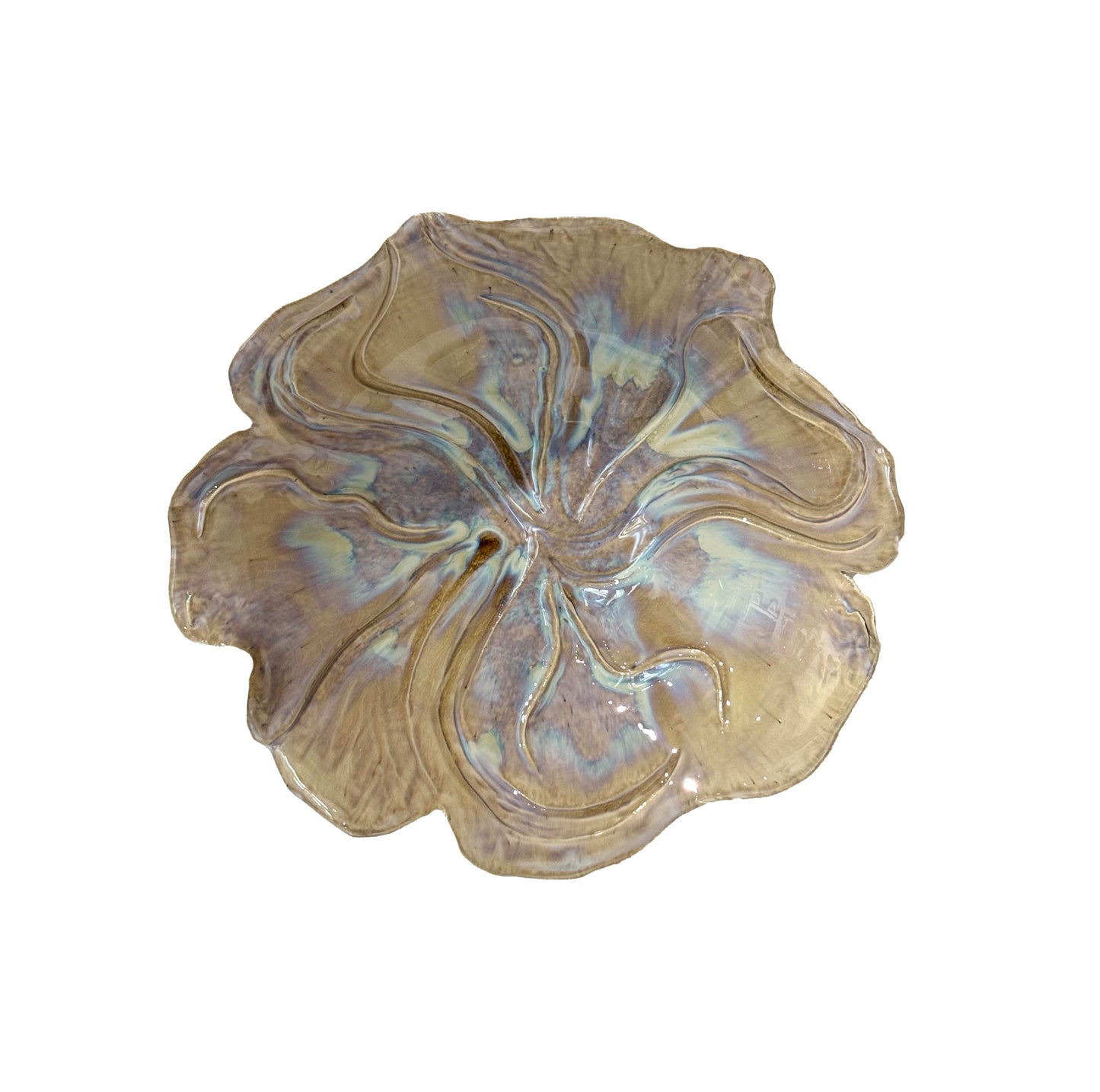 Honey Celadon Altered Bowl