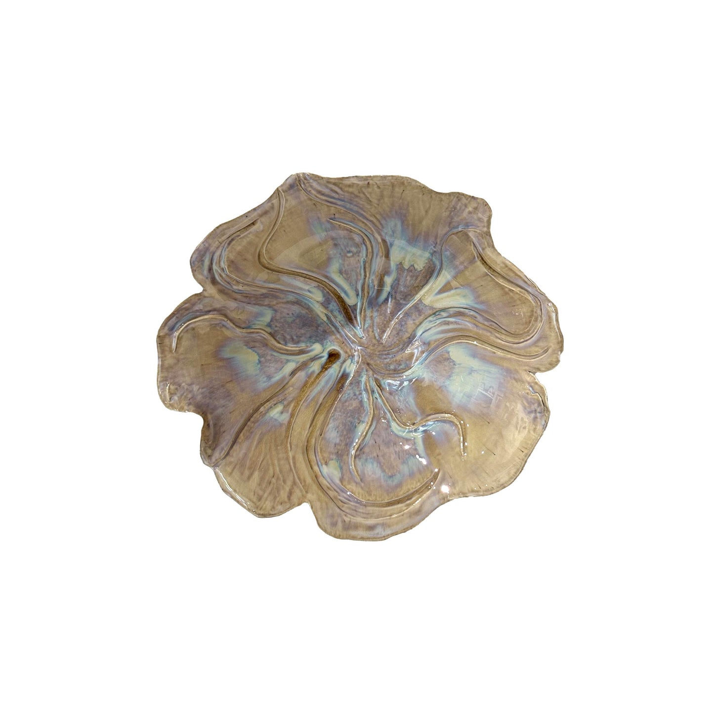Honey Celadon Altered Bowl