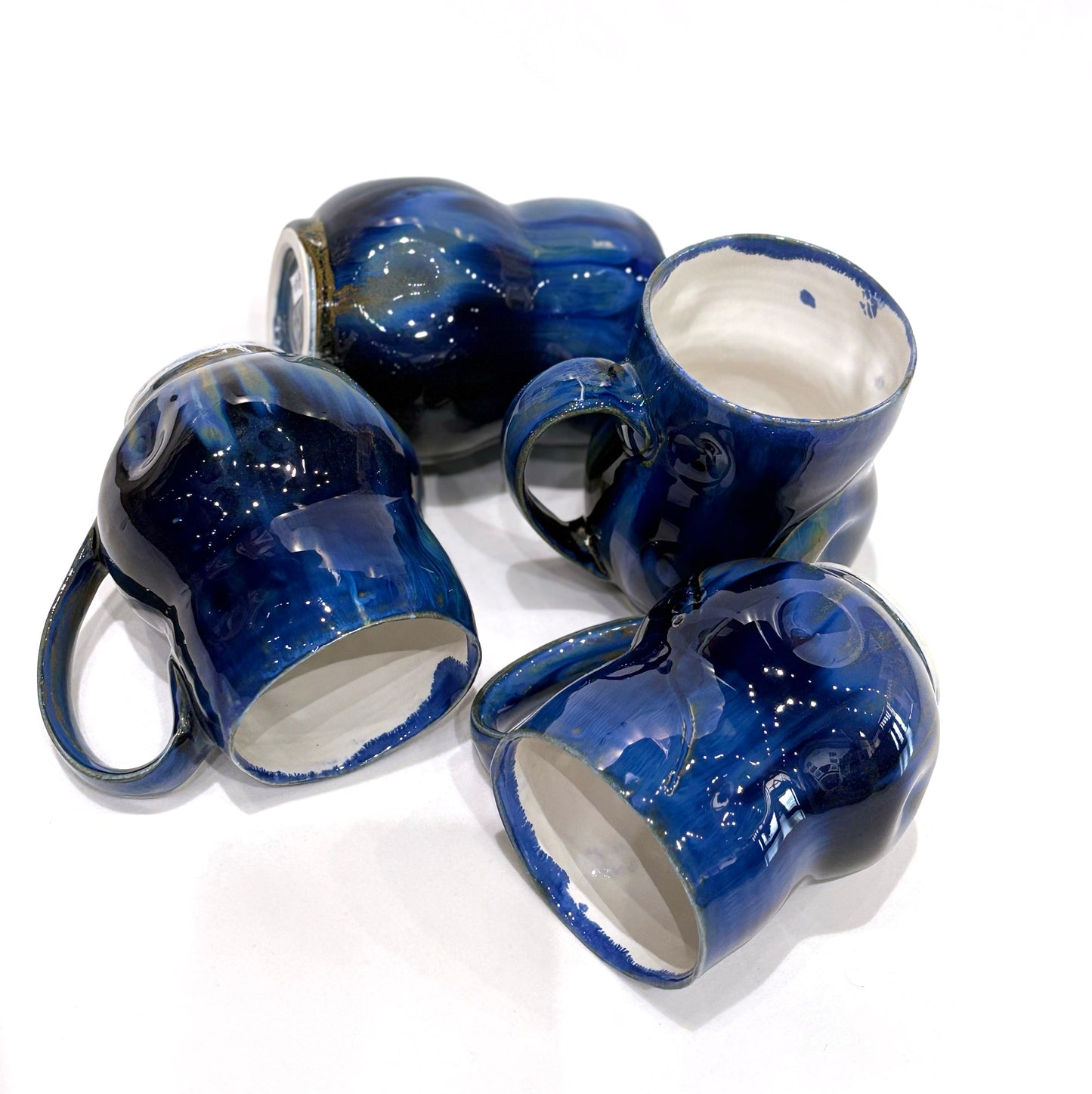 Cobalt Curvy Mug