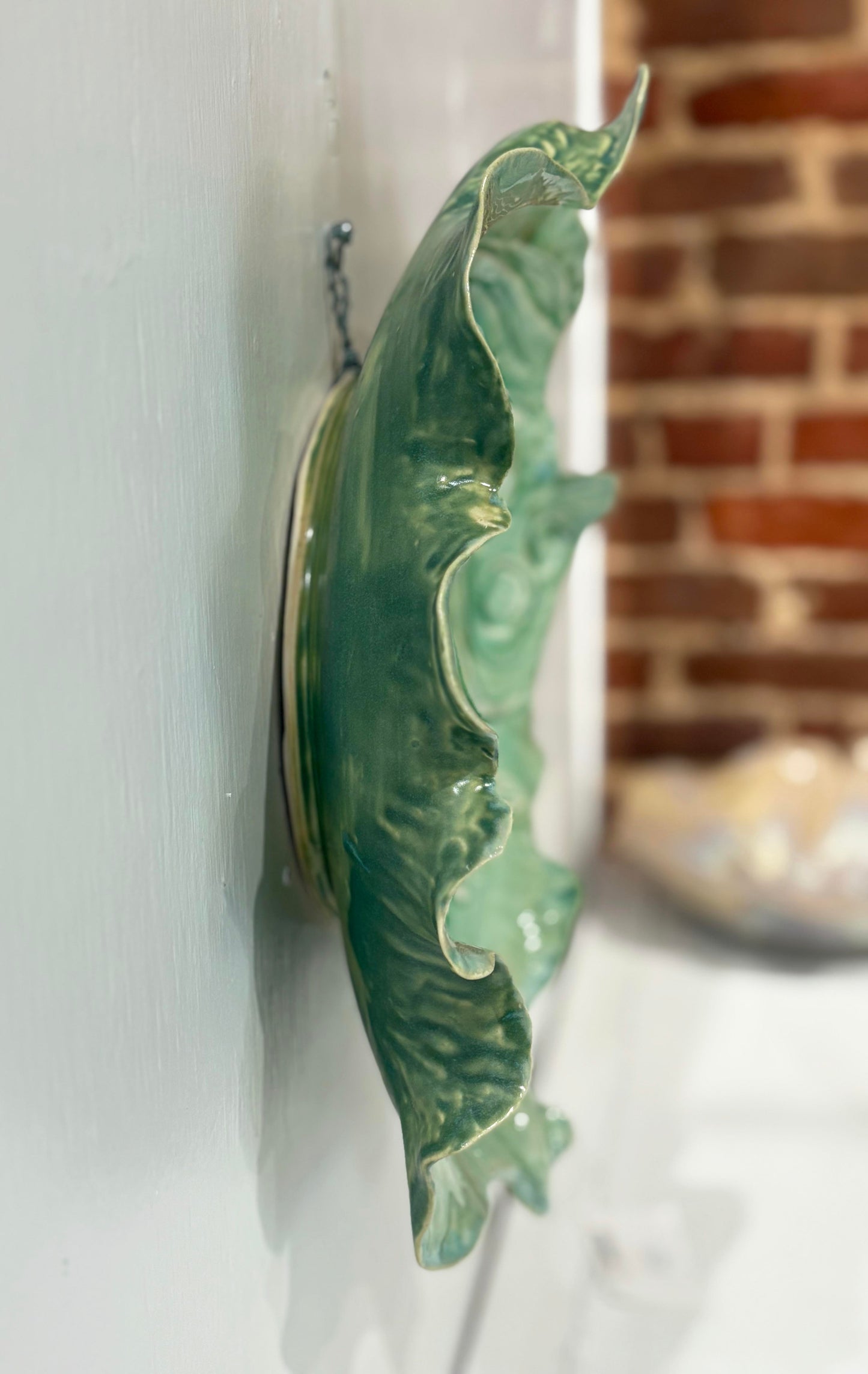 Celadon Large Altered Bowl