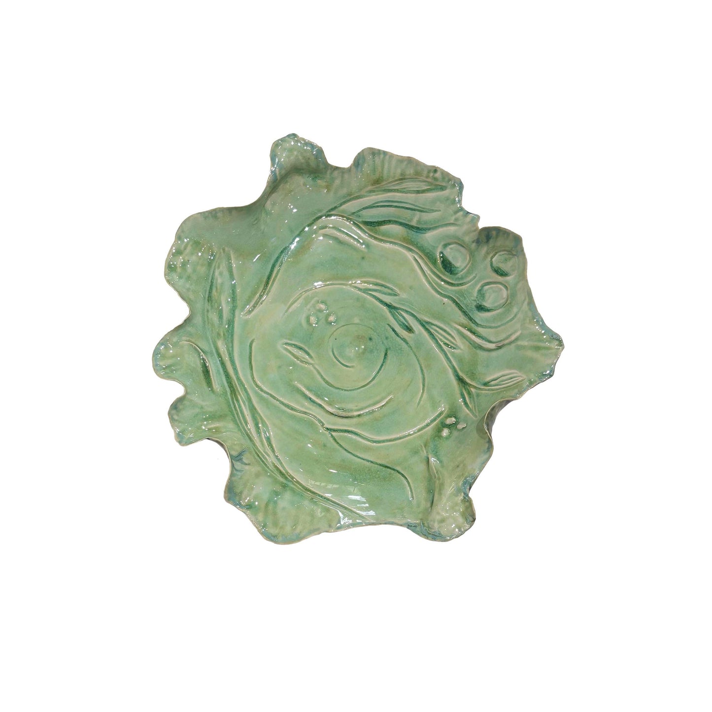 Celadon Large Altered Bowl