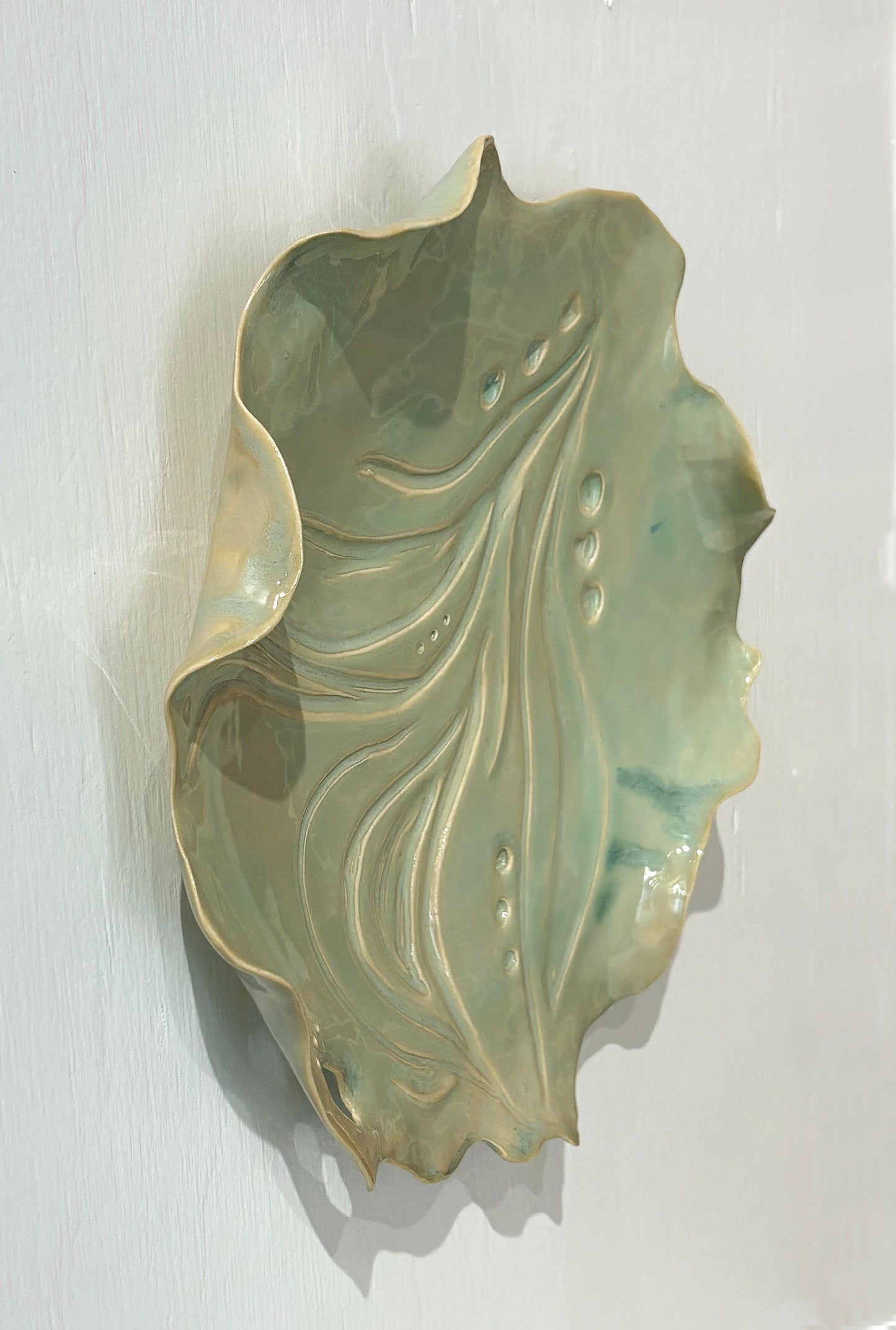 Light Green Carved Plate