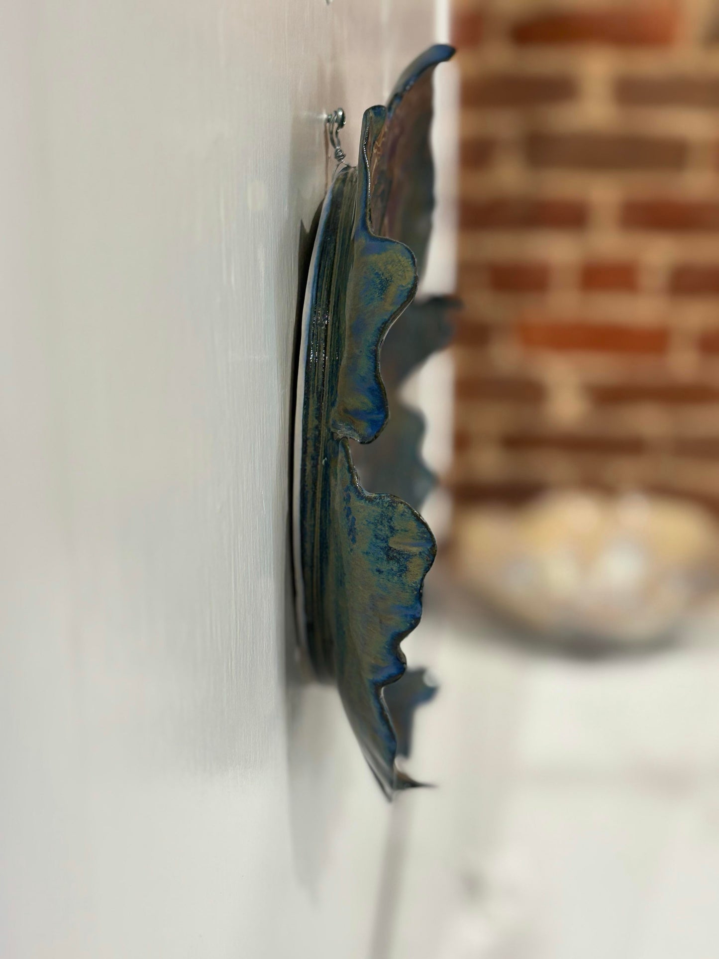 Cobalt Altered Carved Plate