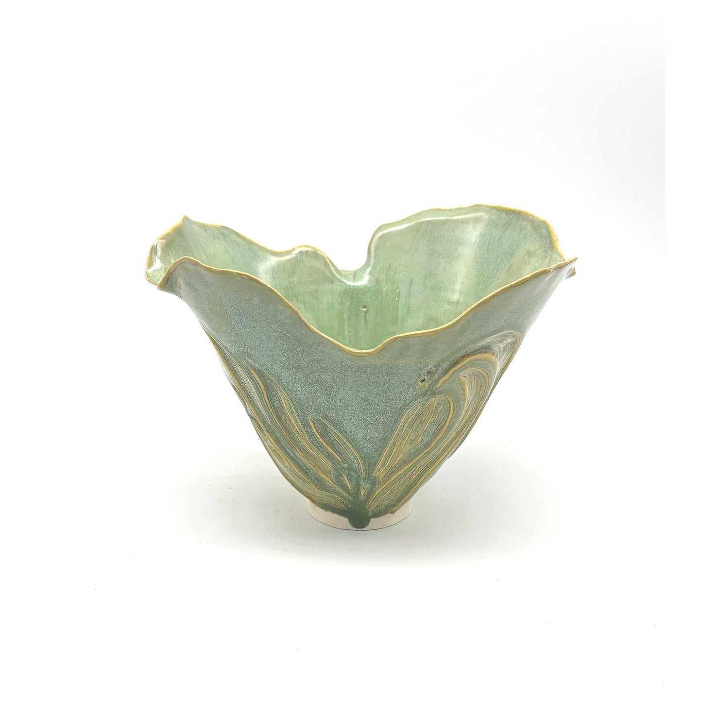 Light Green Altered Vase