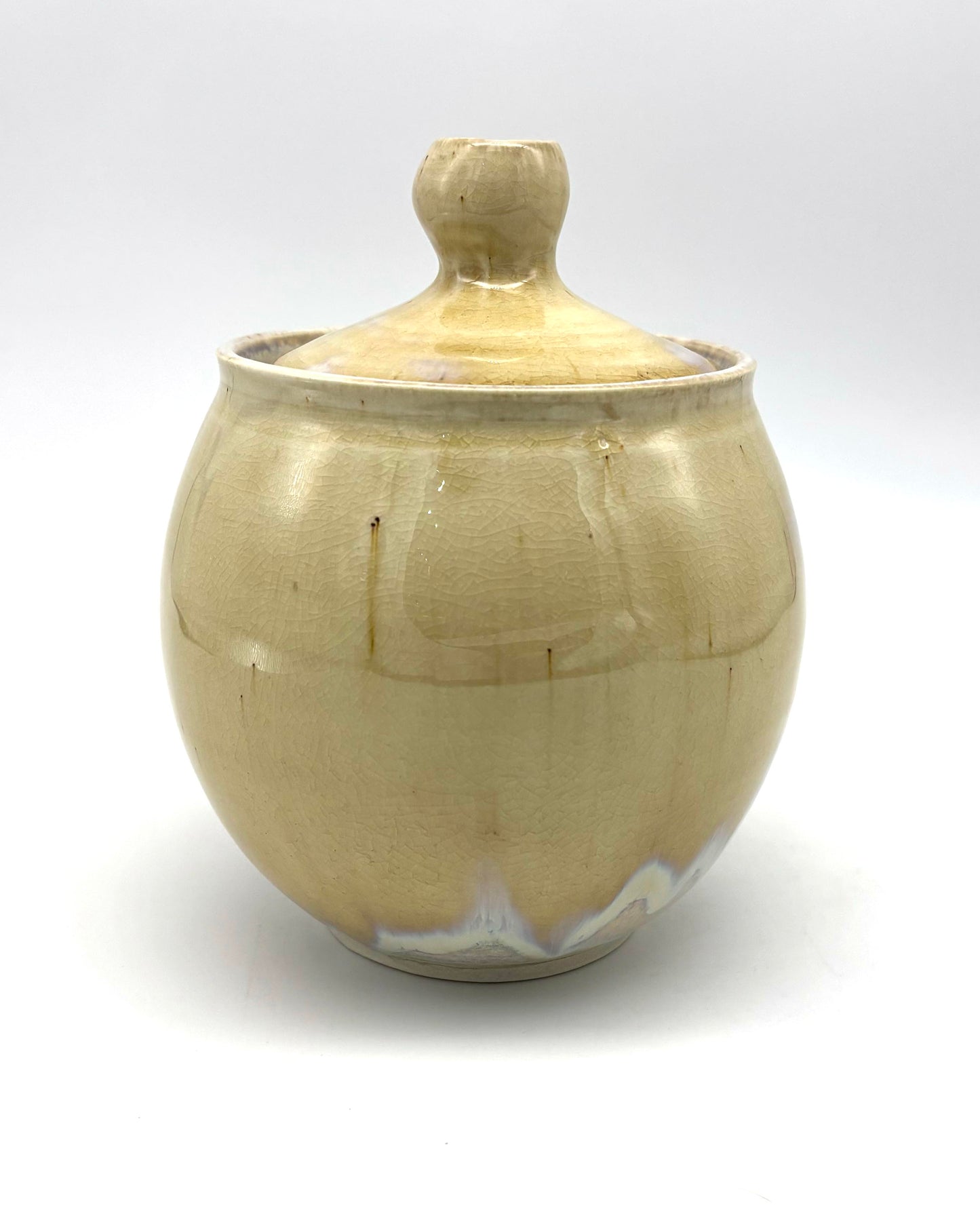 Honey Celadon Medium Jar