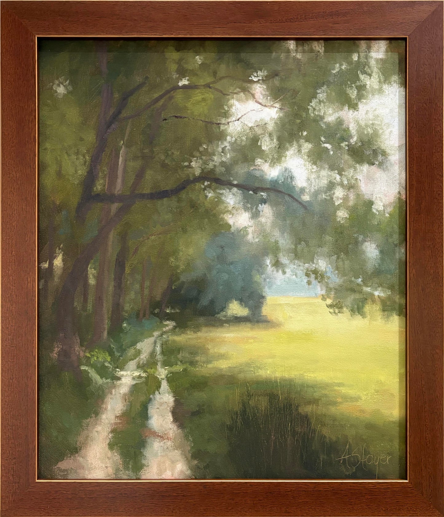 Tides, Fields, and Familiar Roads - Shaded Path