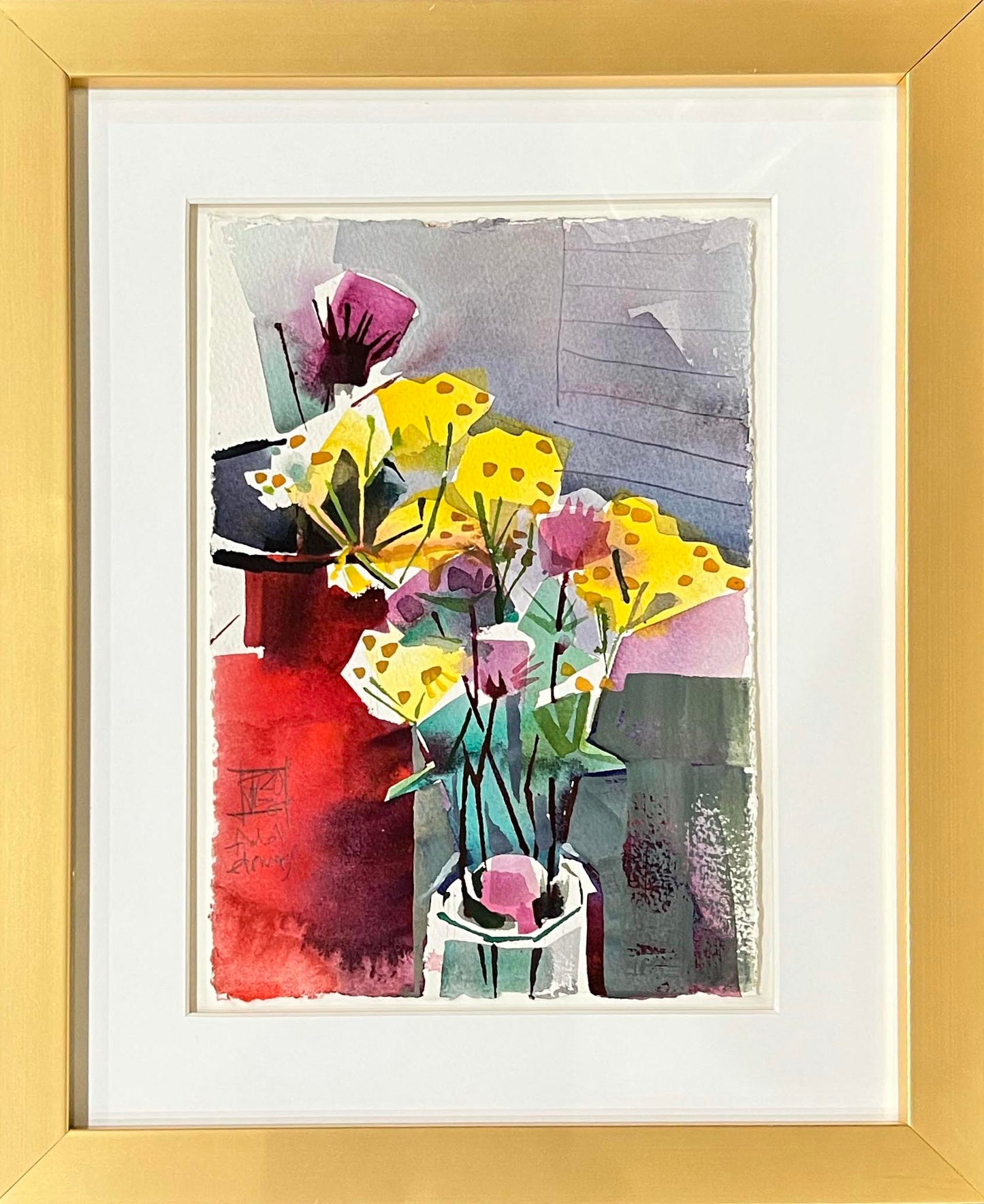 Thistle, Red Clover, Yellowtop