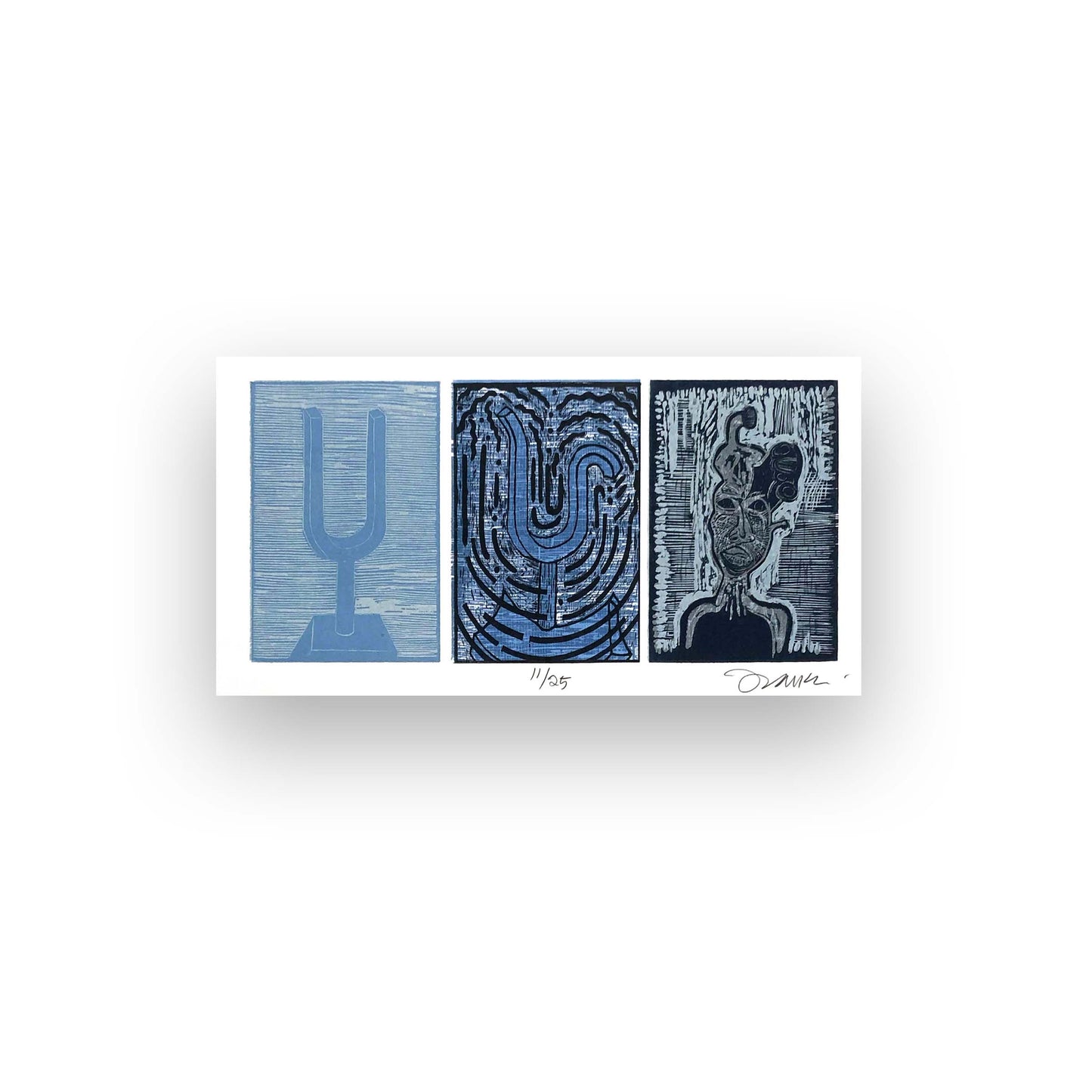 Two Tuning Forks and Figure