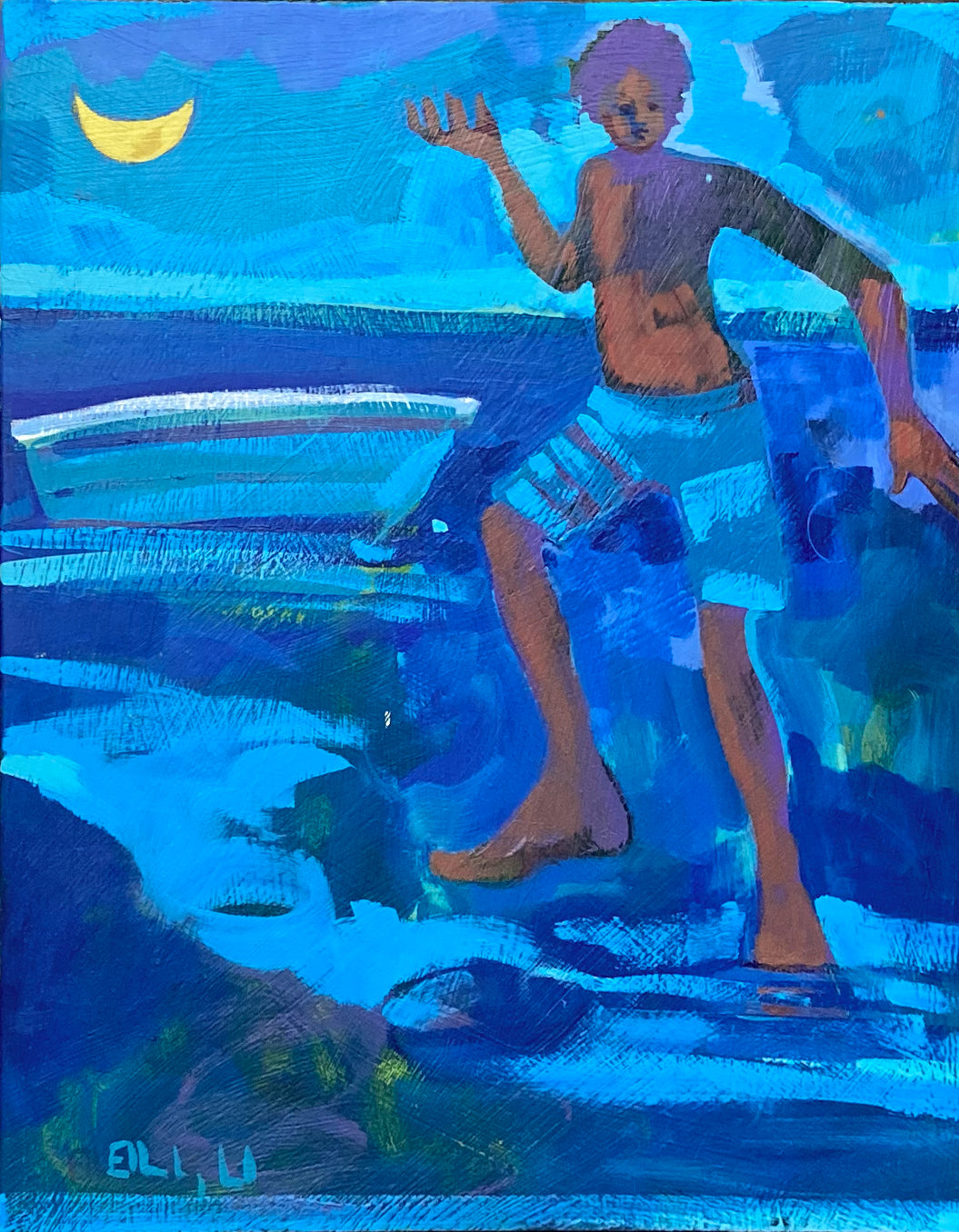 The Long and Magical Days of Summer - Who Knew the Delight of the Blue Water in Toes, Under the Moon