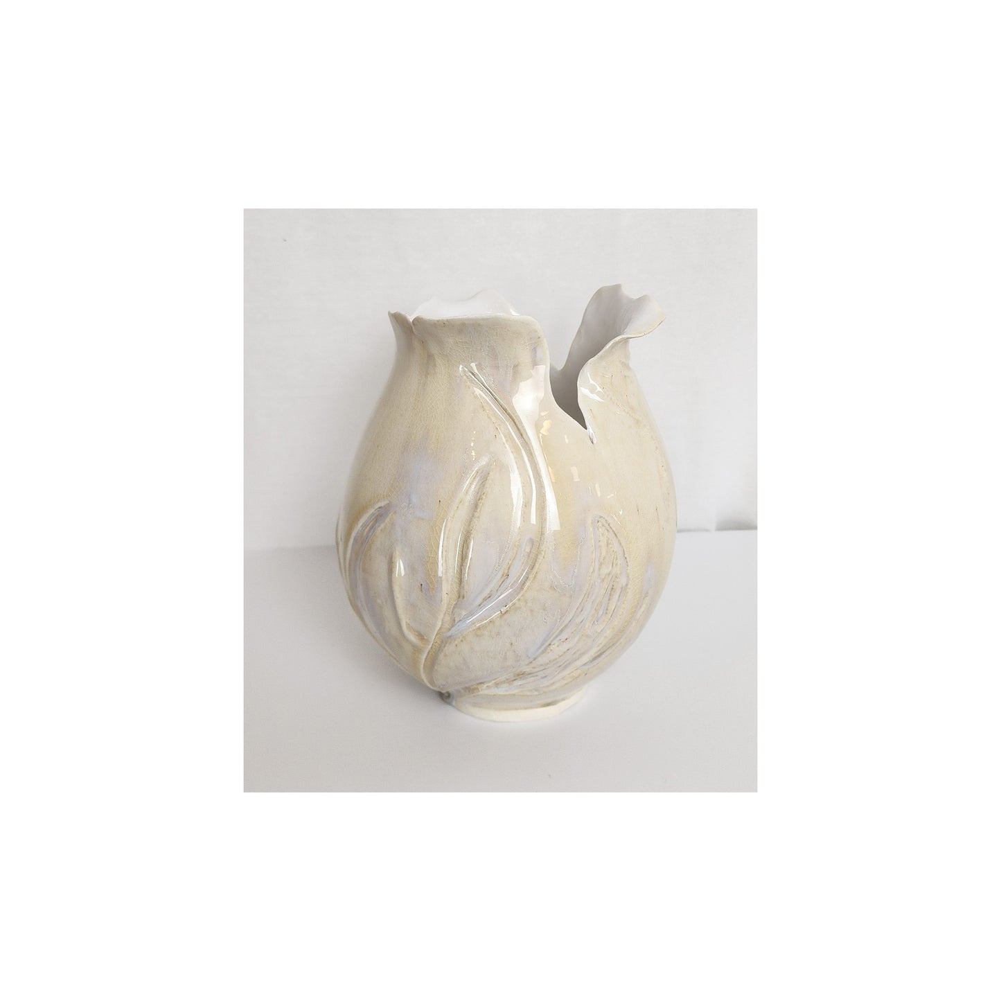 Carved vase