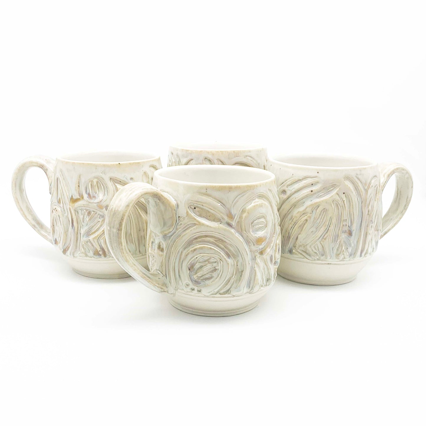 A Drink Well Collection : Iridescent Carved Mug