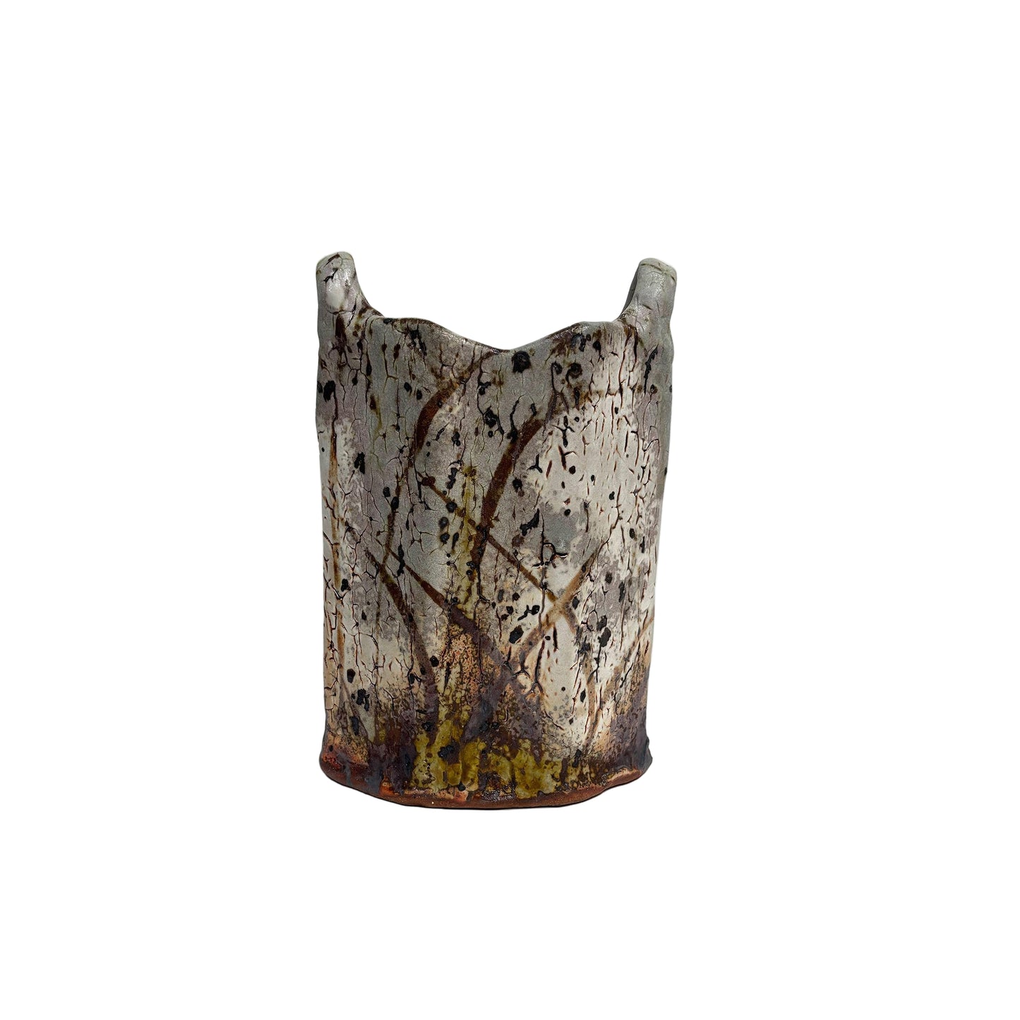 Vase with Brown Markings