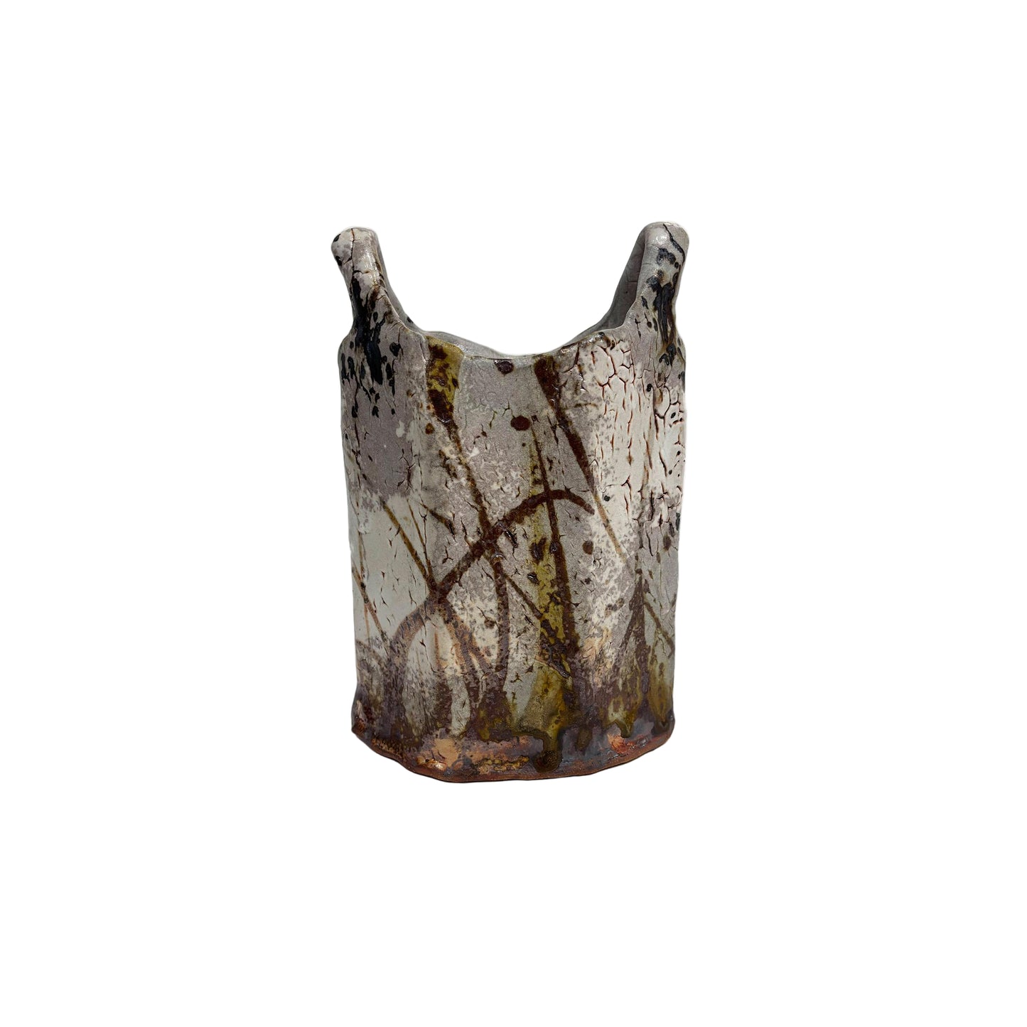 Vase with Brown Markings