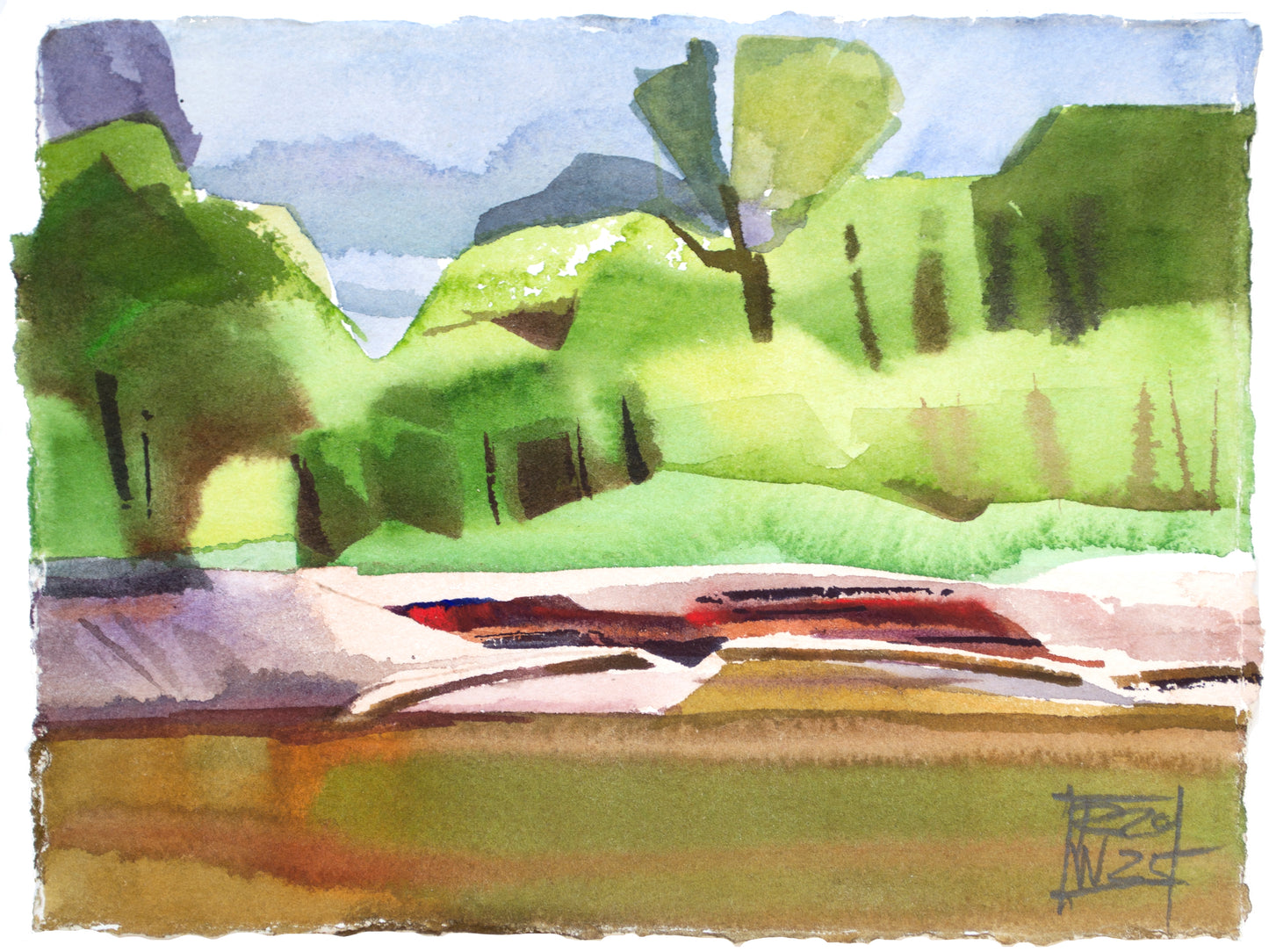Convergence with Black Creek/Yalobusha River, April