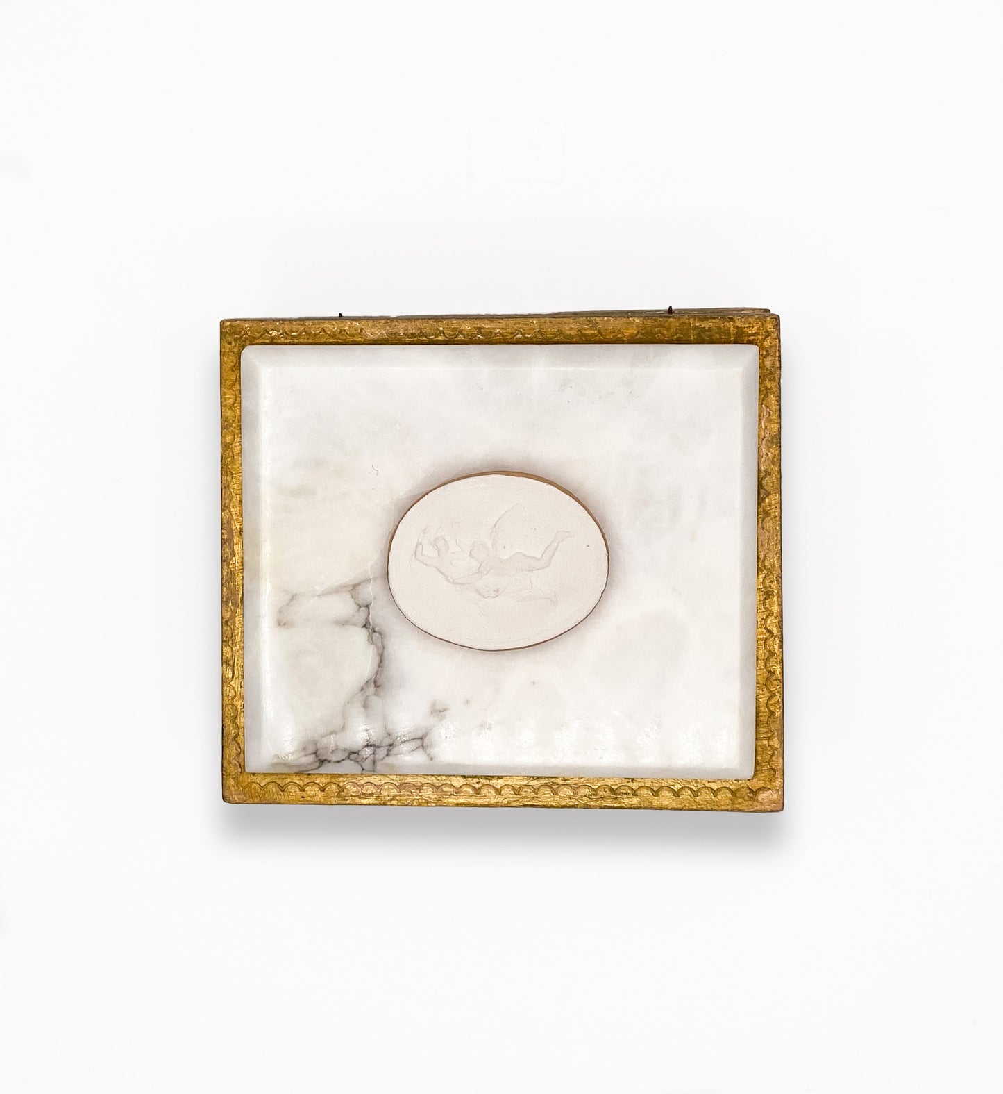 Marble Cherub Box
