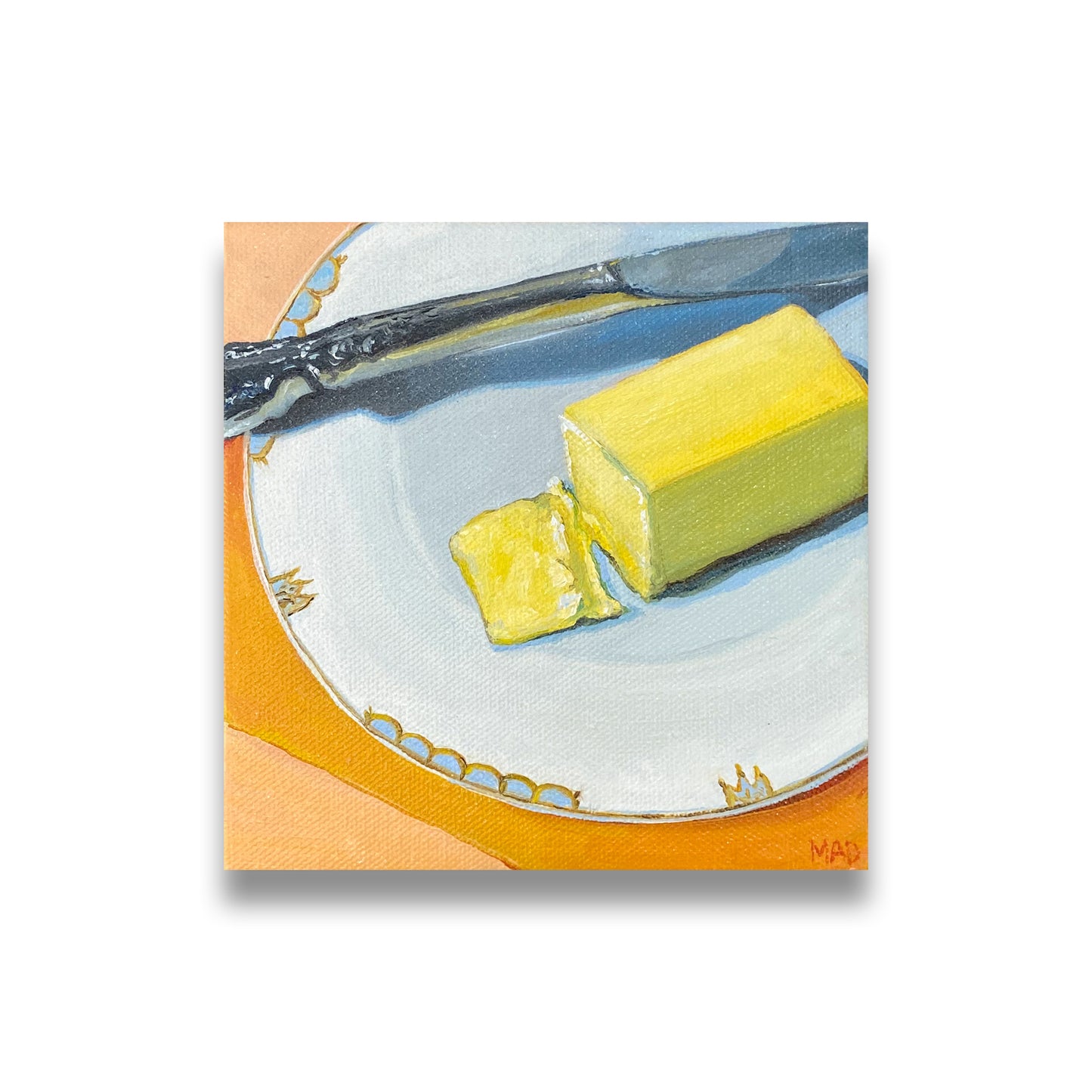 Butter on Bone China